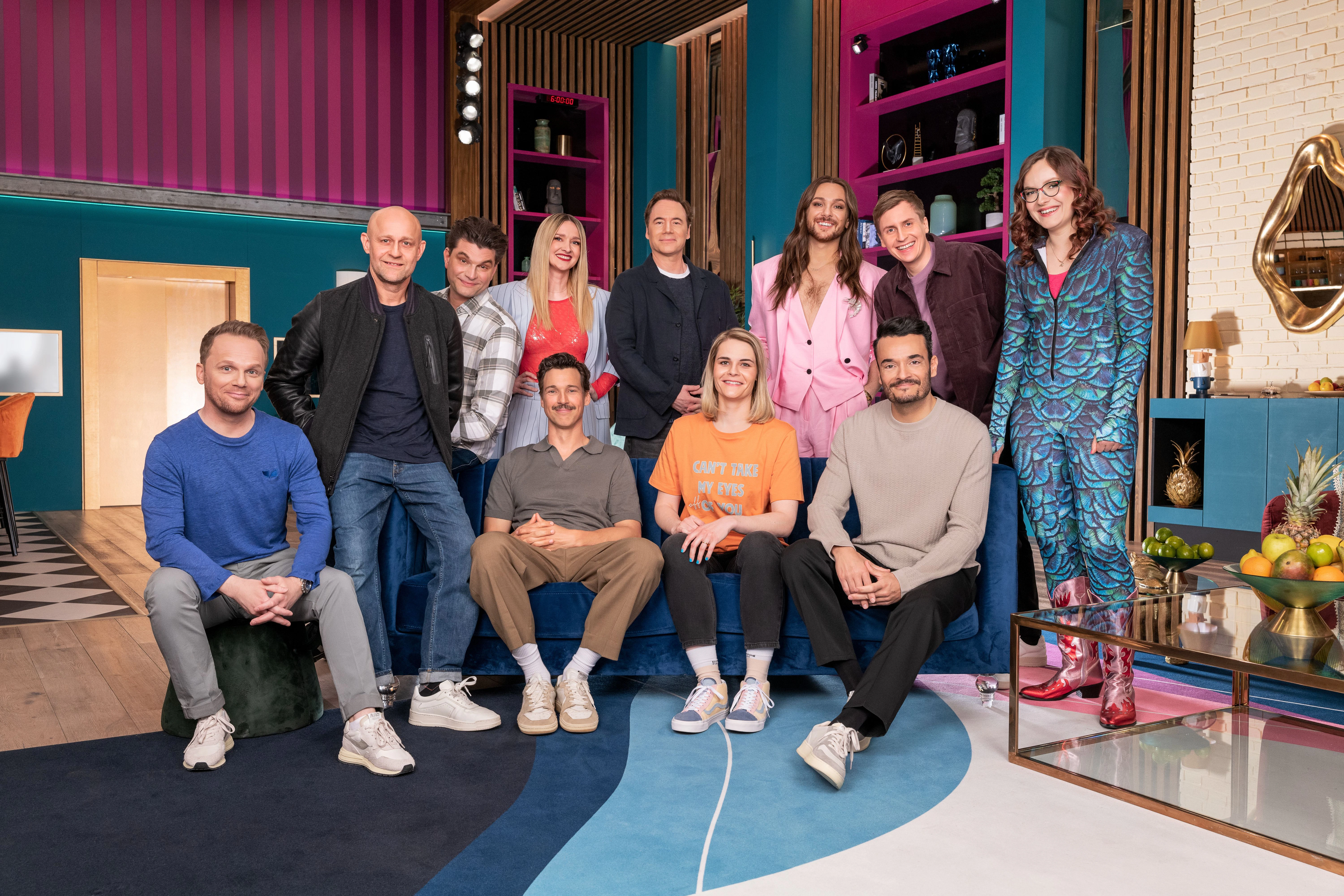 Die Stars der sechsten Staffel „LOL: Last One  Laughing“.