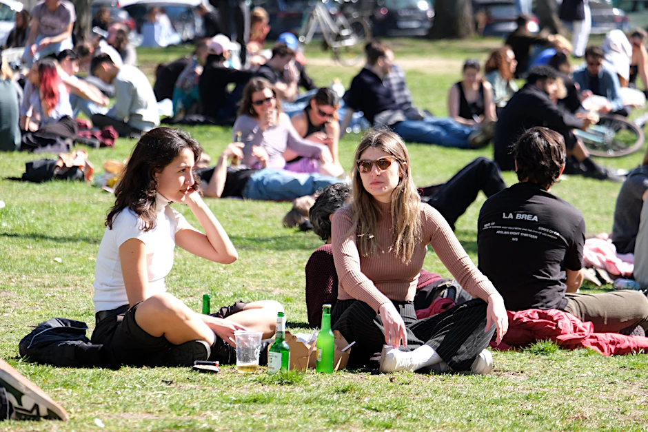 An manchen Tagen sieht der Frühling in Berlin in diesem Jahr aus wie ein Sommer.