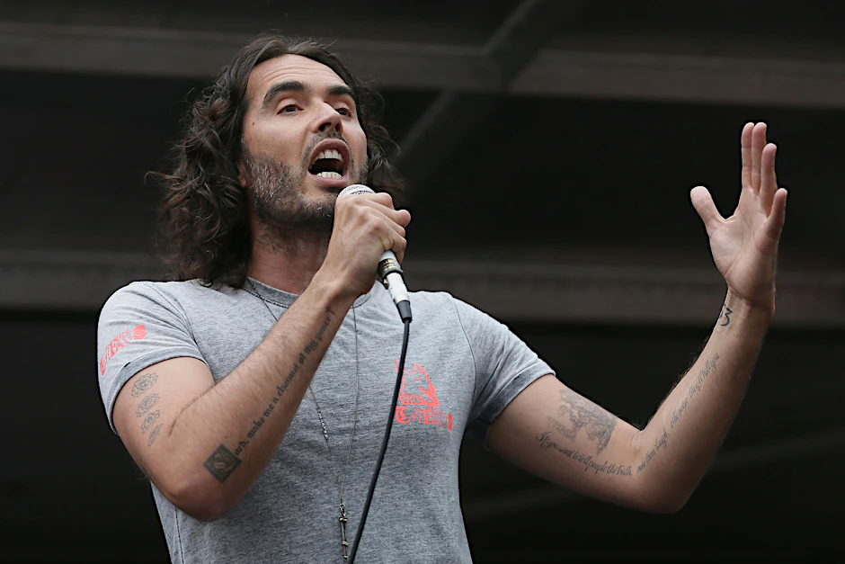 Russell Brand bei einem Auftritt in London