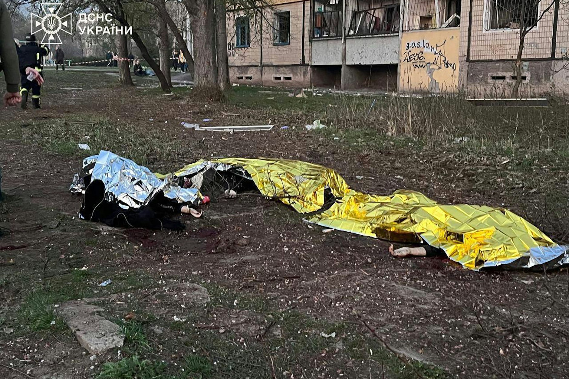 Opfer des Raketenangriffs auf die Heimatstadt des ukrainischen Präsidenten.