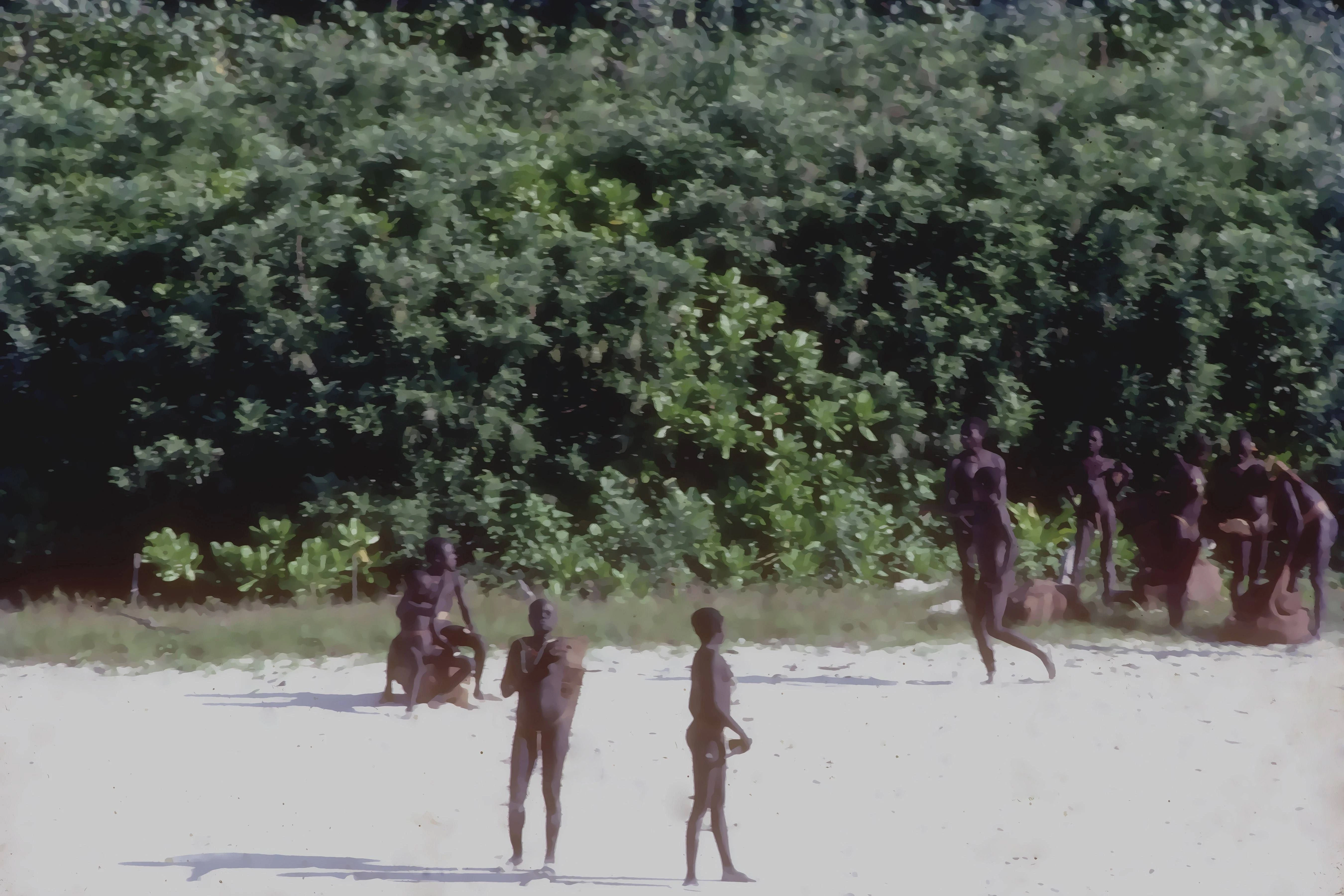 Nördliche Sentinelese Insel.