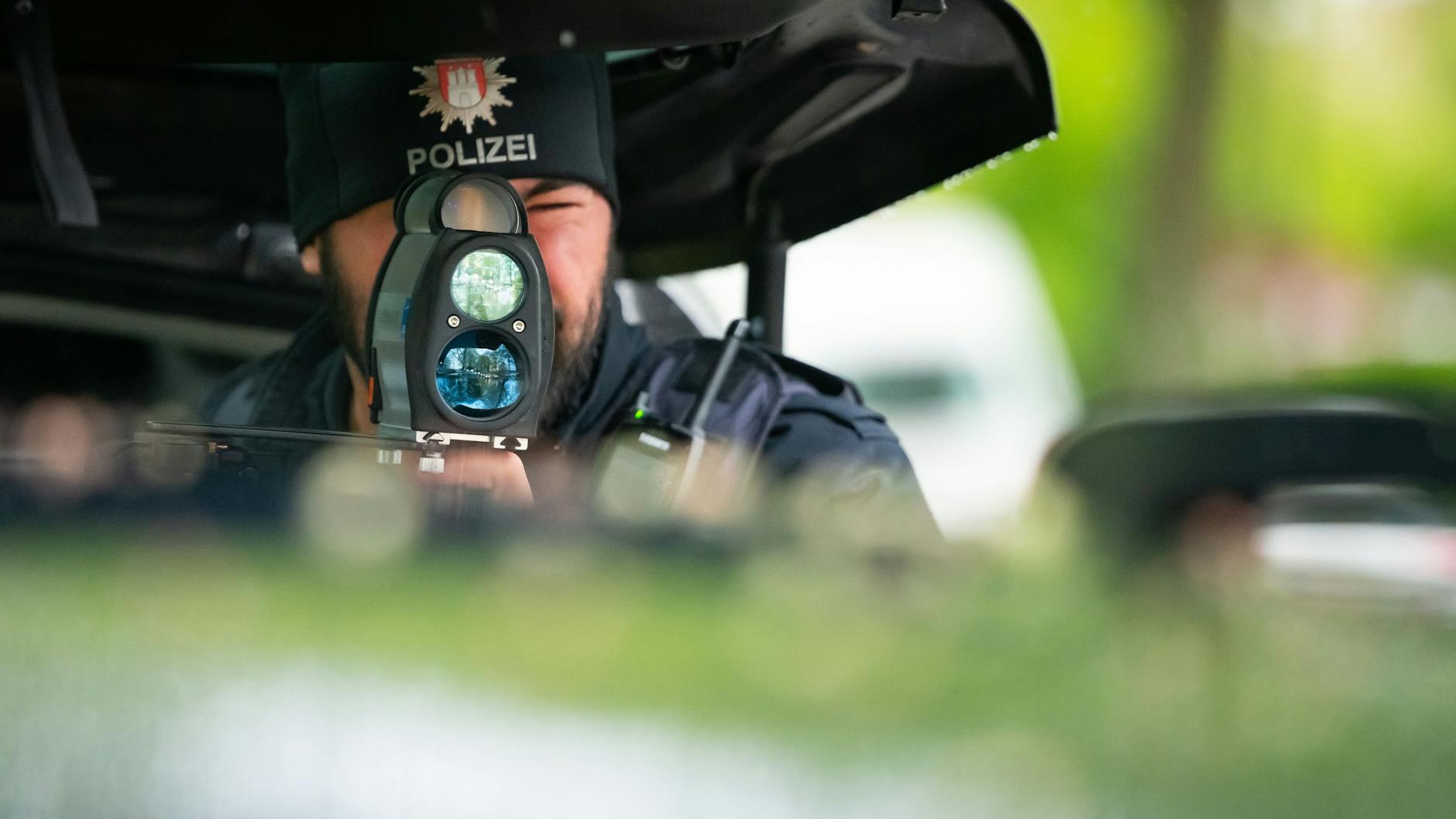 Beim Blitzermarathon in Brandenburg sind am Wochenende Motorradfahrer im Visier der Polizei.