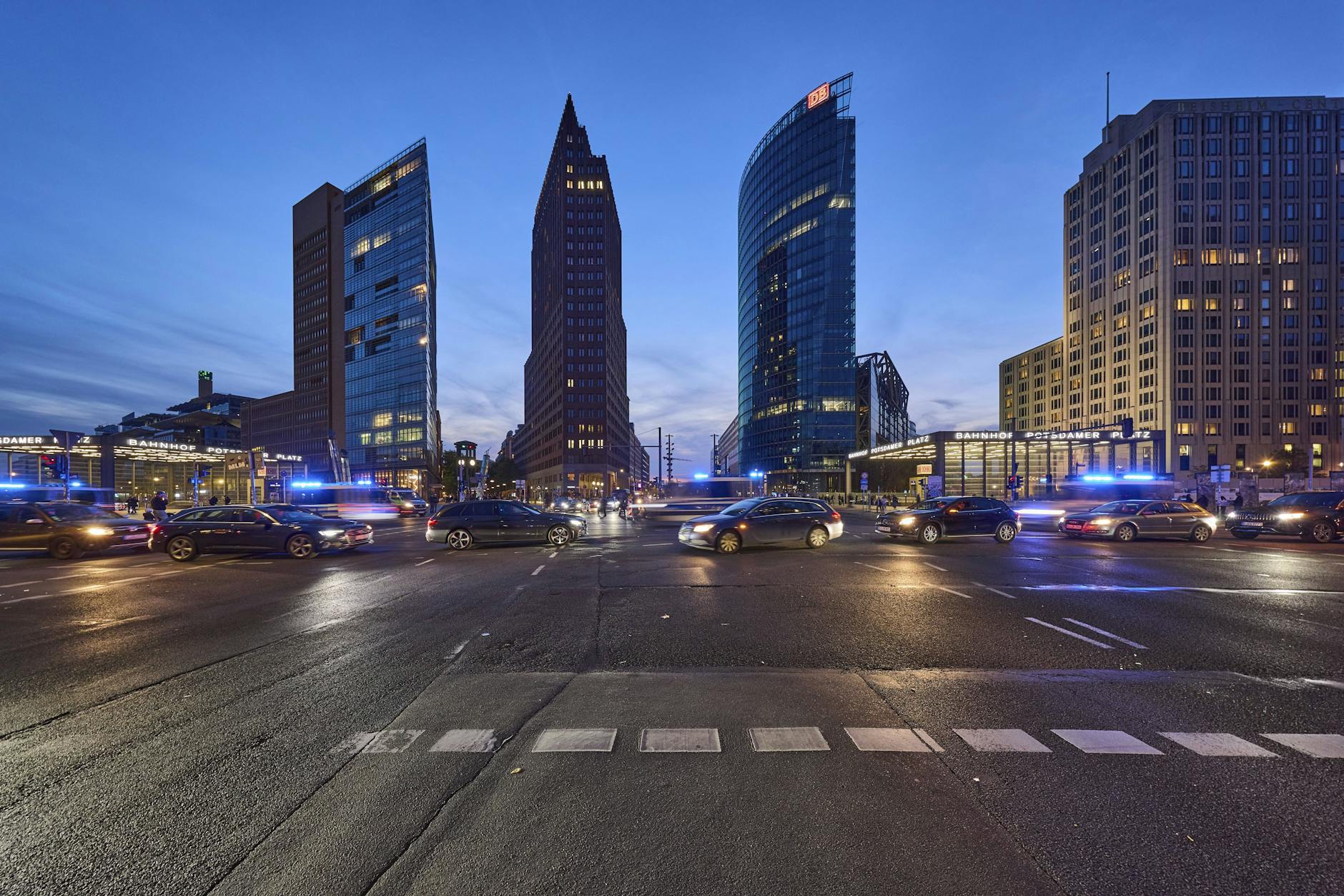 Notfallübung am Potsdamer Platz – Kein Grund zur Sorge.