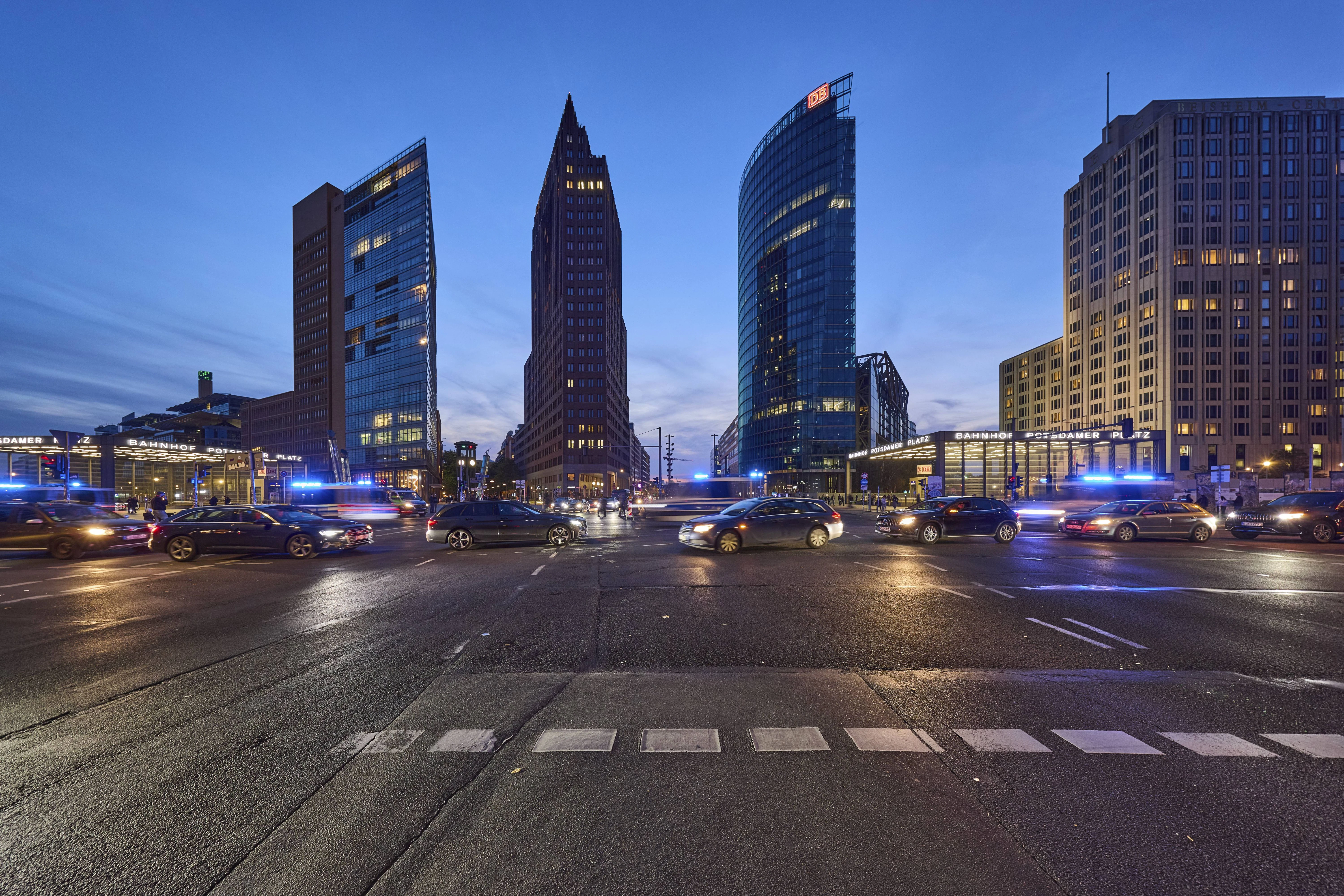 Notfallübung am Potsdamer Platz – Kein Grund zur Sorge.