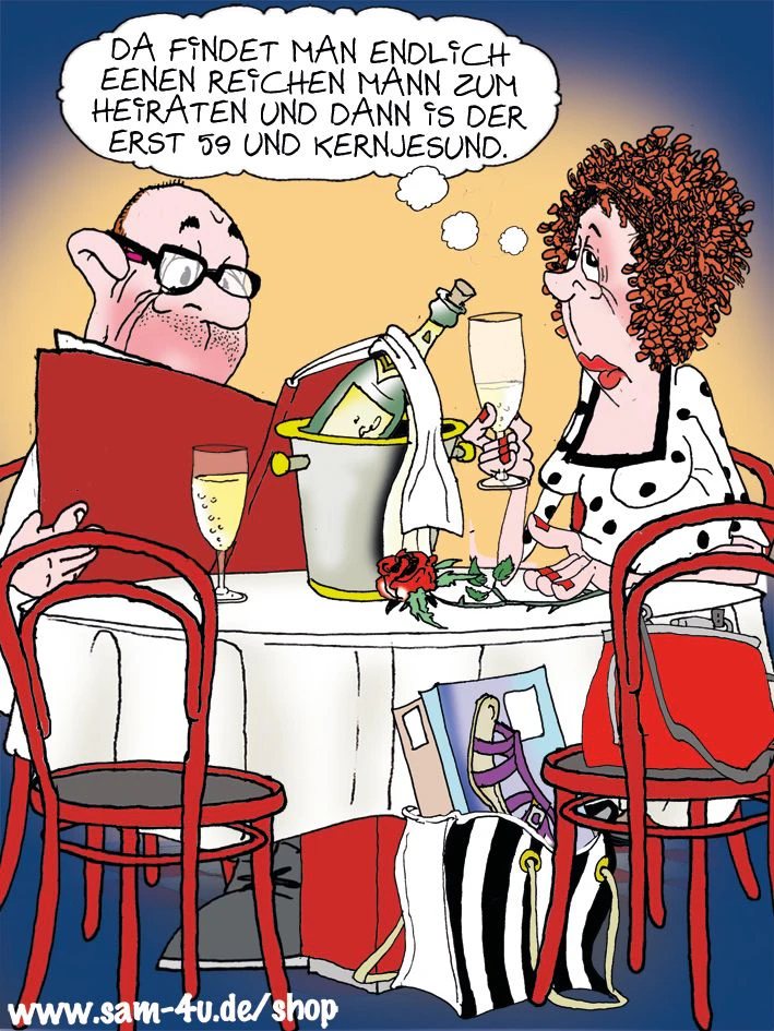 Lust auf unseren Cartoon des Tages? Auch heute kommt er von Zeichner Sam Paff aus Berlin ... viel Vergnügen!