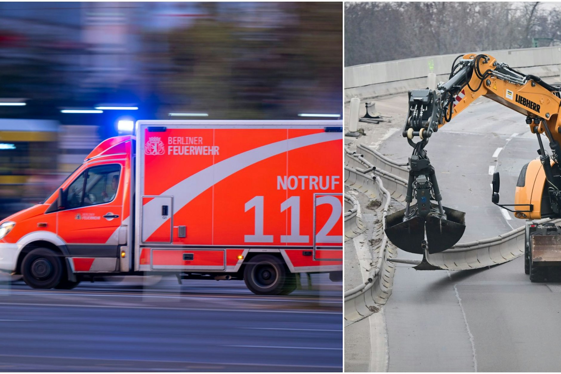 Durch die A100-Sperrung müssen Berlins Retter nun Umwege durch enge Nebenstraßen nehmen.