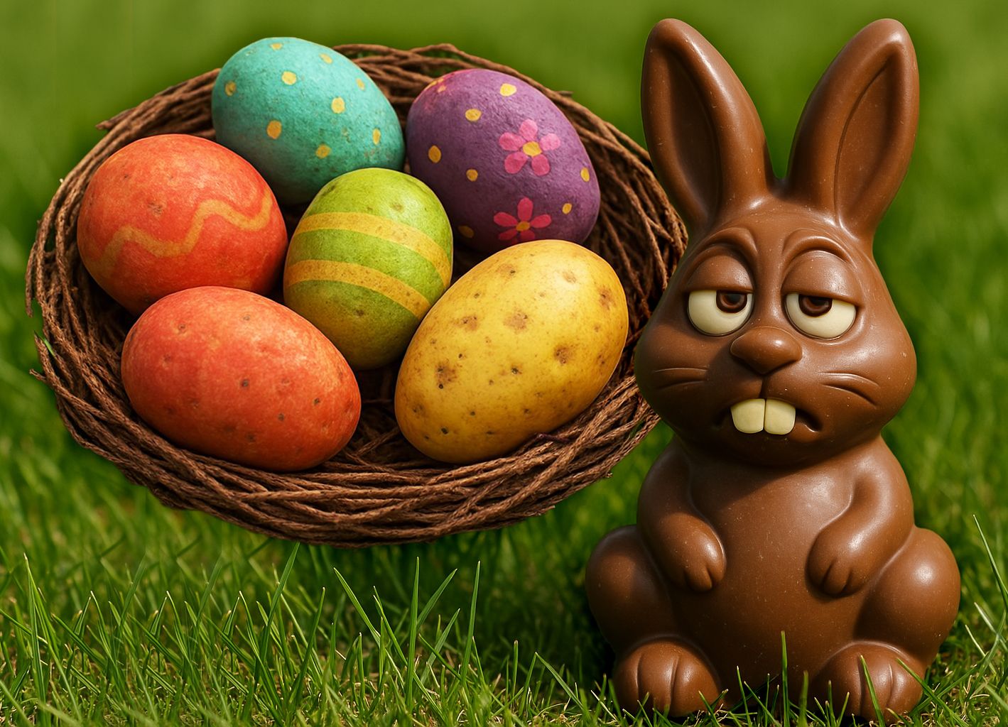 Image - Zoff im Netz! Veganer bemalen zu Ostern Kartoffeln? DAS steckt dahinter