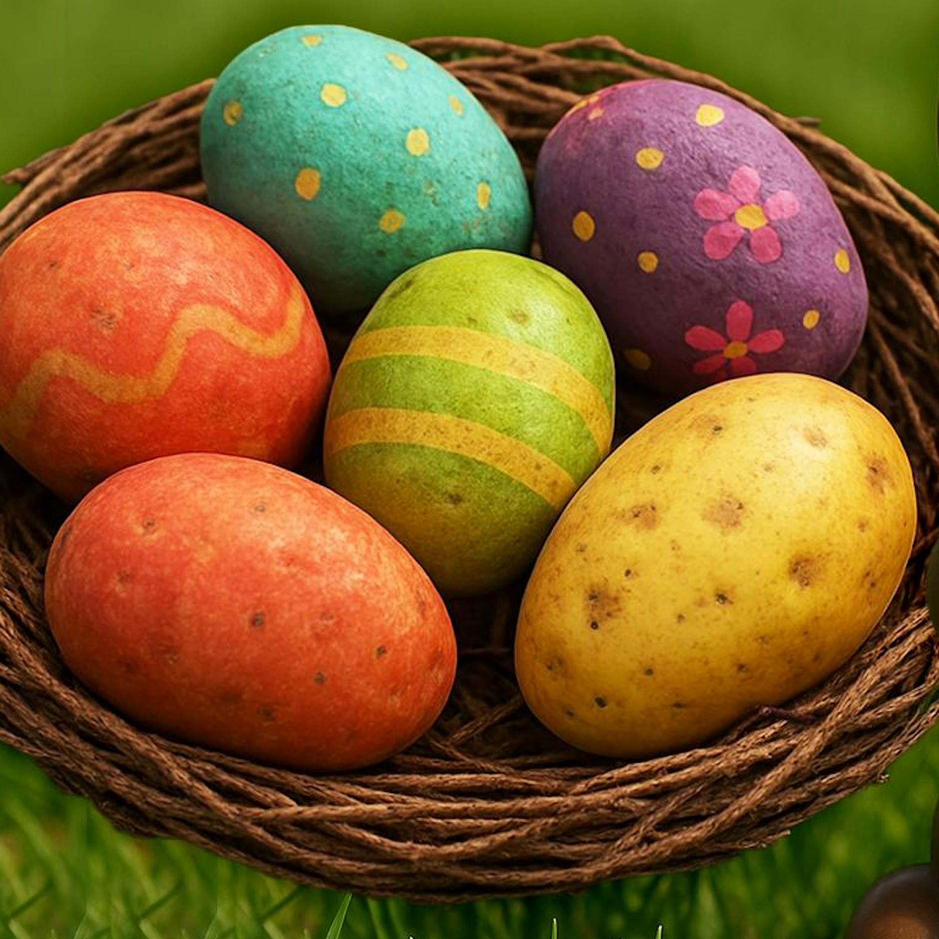 Zoff im Netz! Veganer bemalen zu Ostern Kartoffeln? DAS steckt dahinter