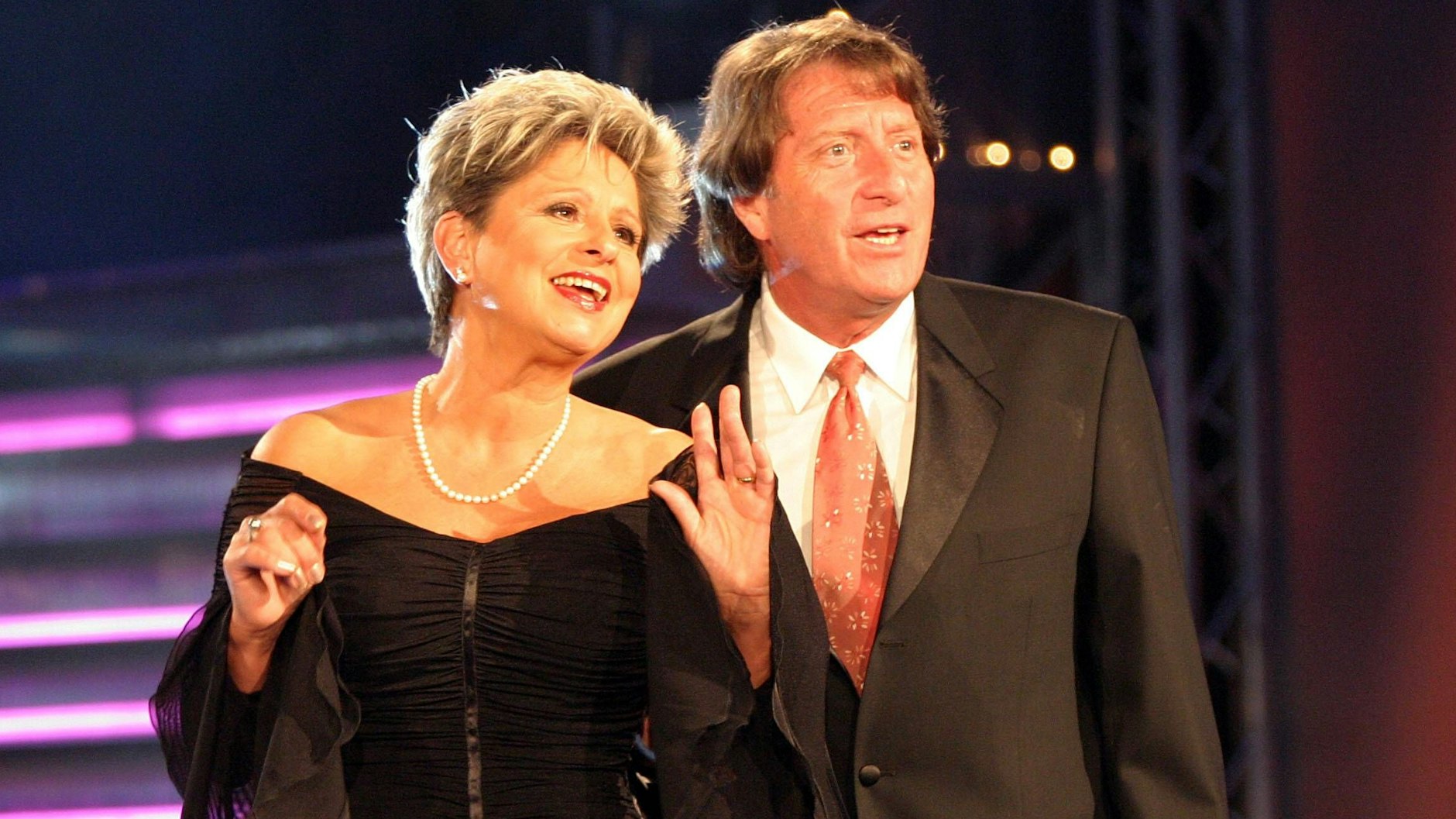 Dagmar Frederic und Siegfried Uhlenbrock bei einem Auftritt im Jahr 2003. 