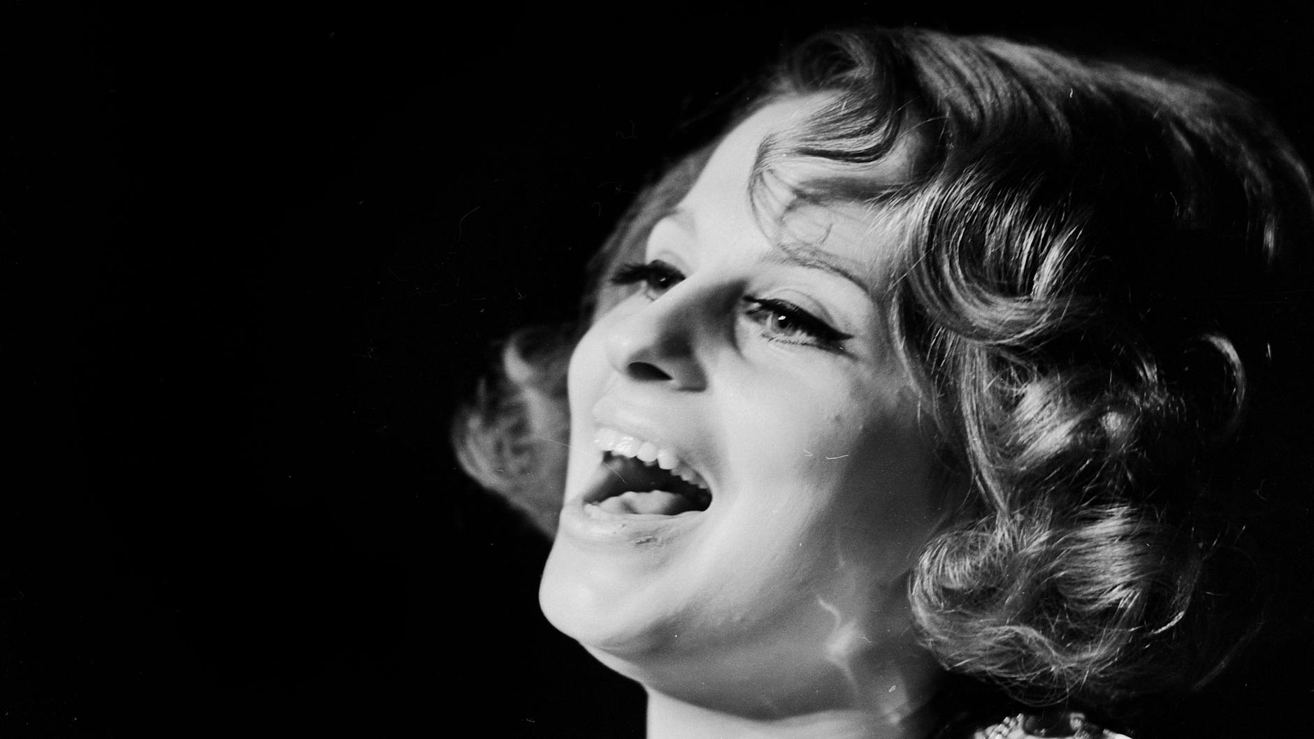 Dagmar Frederic bei einem Auftritt in Ostberlin im Jahr 1970.