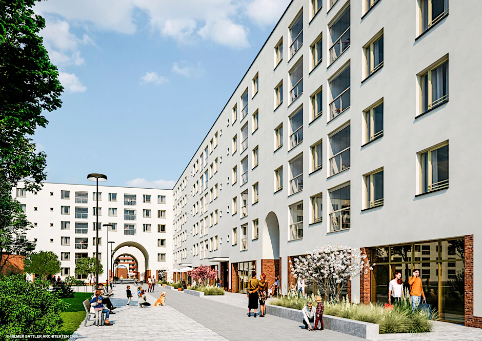 Bei der Sitzung des Baukollegiums wurde unter anderem das neue Fassaden- und Gestaltungskonzept der Wohnbebauung des Georg-Knorr-Parks vorgestellt.