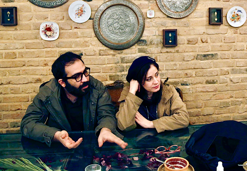 Die beiden iranischen Filmemacher Maryam Moghaddam (r.) und Behtash Sanaeeha.