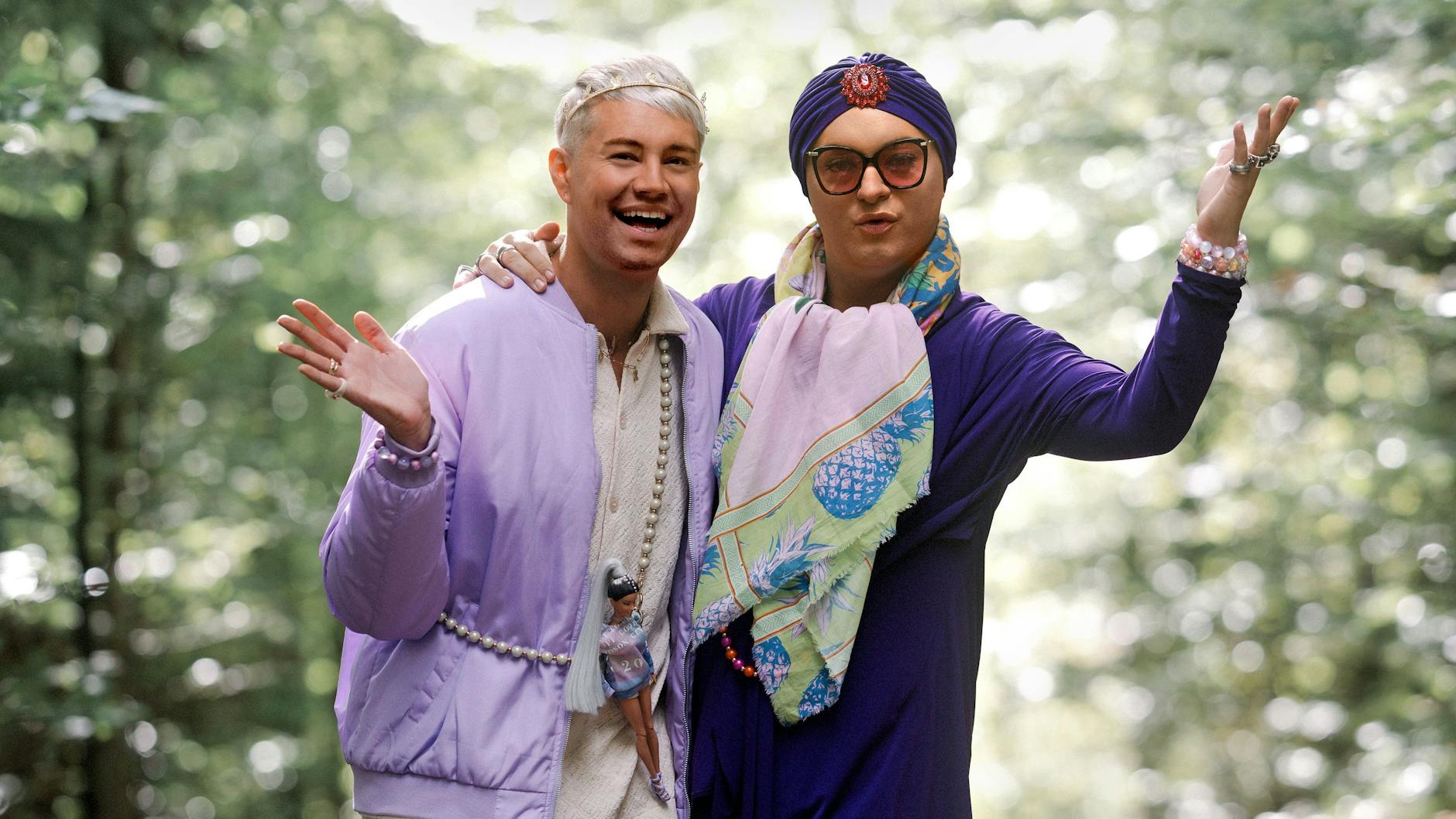 Julian F. M. Stoeckel und sein Partner Marcell Damaschke