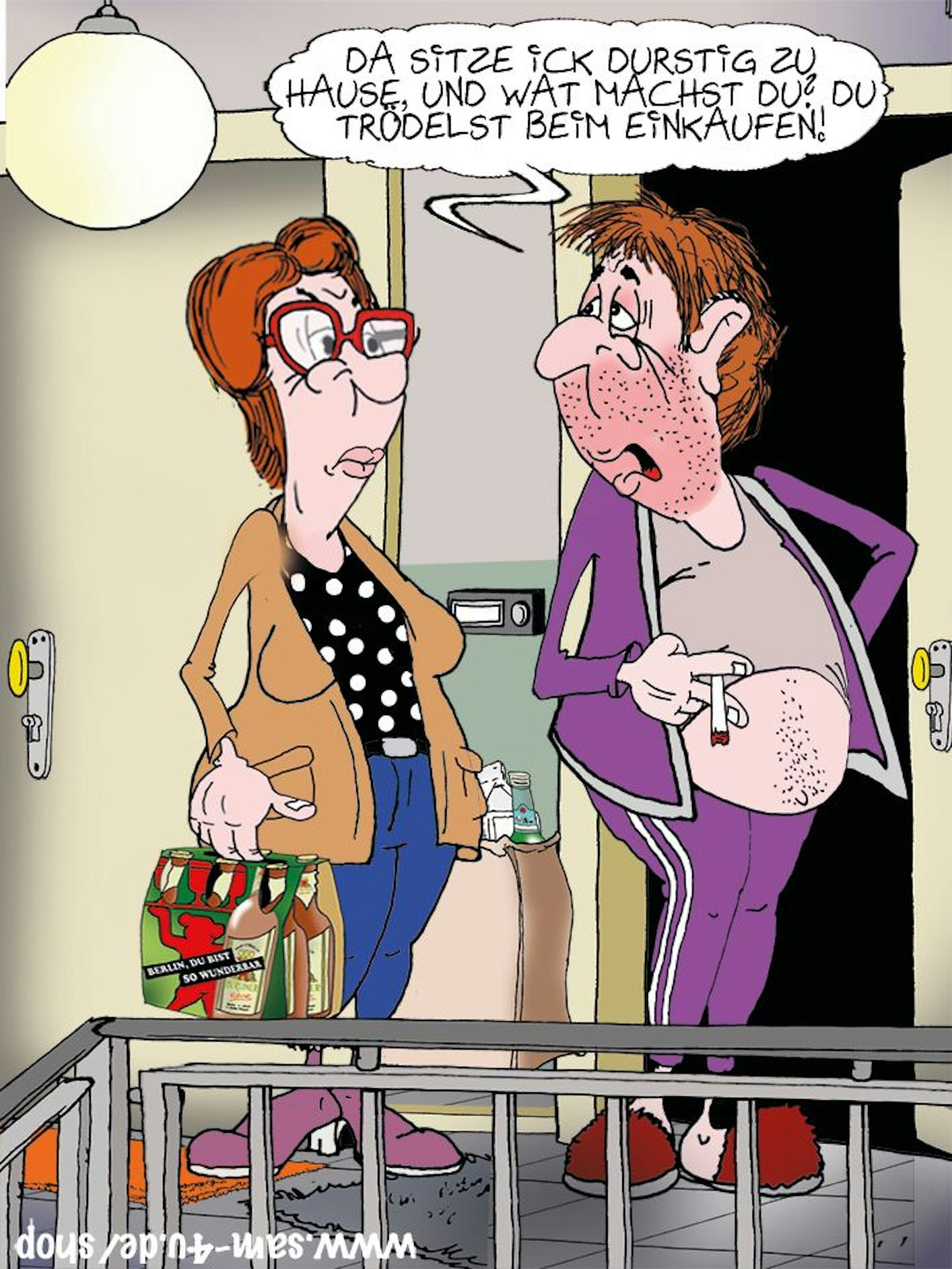 Lust auf unseren heutigen Cartoon des Tages? Er gehört zur Rubrik Witz des Tages - und kommt auch heute von Zeichner Sam Paff aus Berlin.
