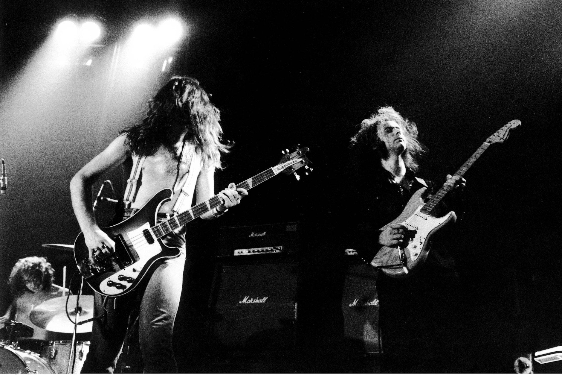 Wilde Zeiten mit Deep Purple: Glenn Hughes und Ritchie Blackmore.