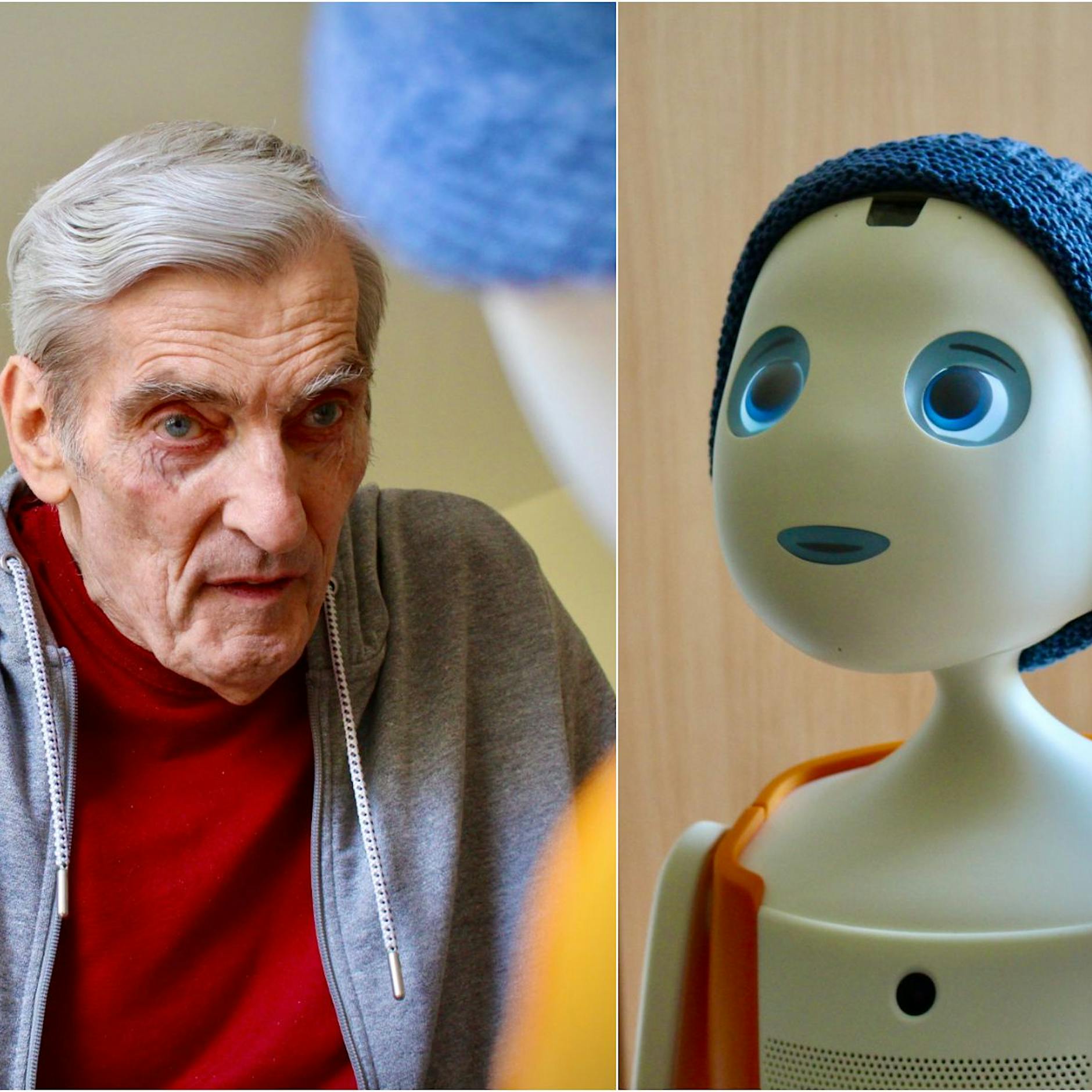 In Köpenick plaudern Senioren mit Roboter Willi über Gott und die Welt