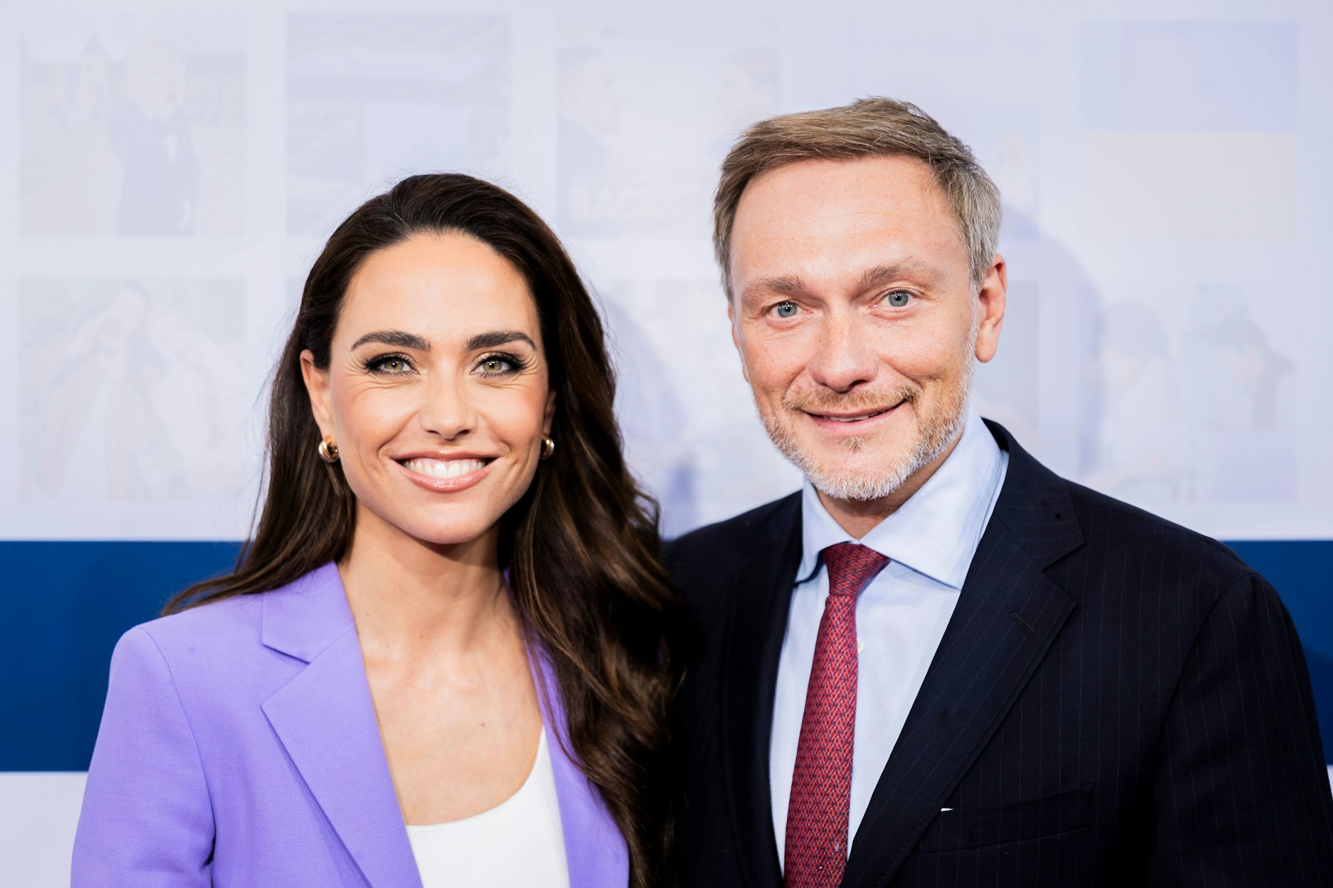 Lassen sich feiern: Franca Lehfeldt und Christian Lindner
