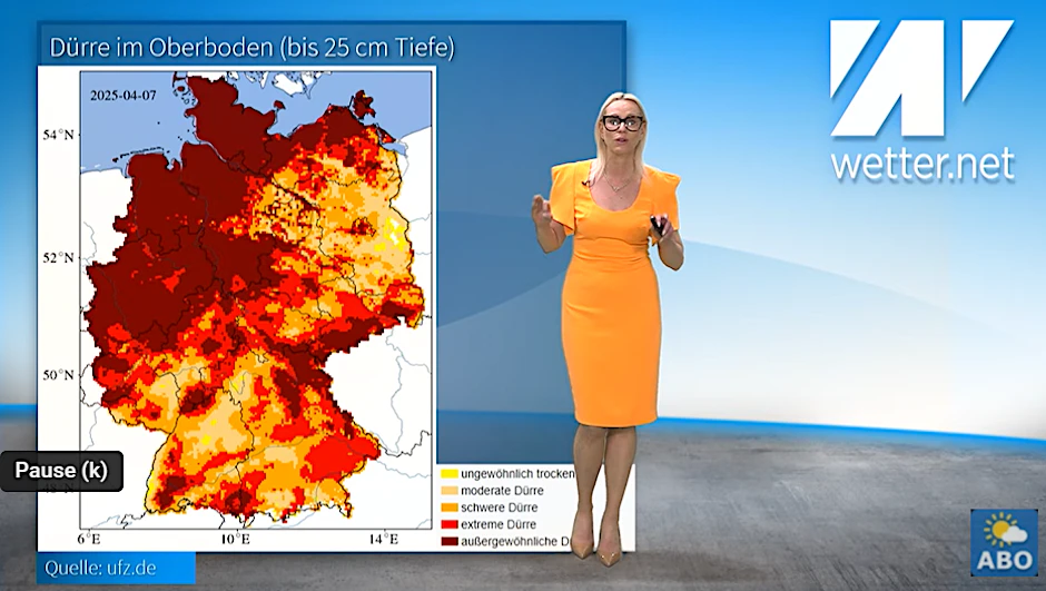 Wetter-Experten Kathy Schrey erklärt, wie sich die Trocken-Krise immer weiter zuspitzt.