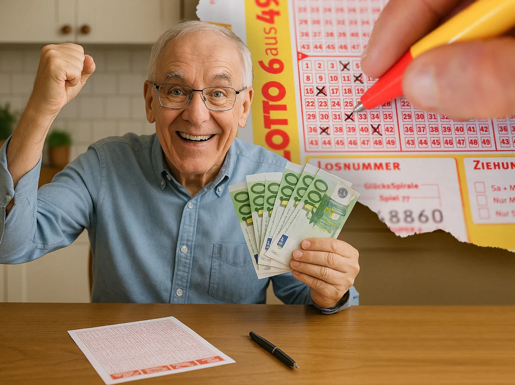 Lotto-Hammer: Rentner räumt 6 Millionen Euro ab – HIER wohnt er!