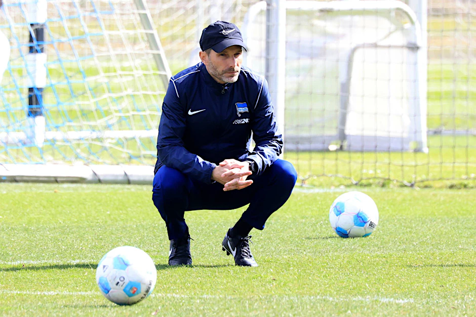 Hertha-Trainer Stefan Leitl will so schnell wie möglich den Klassenerhalt. Sonnabend muss dazu ein Heimsieg gegen Darmstadt her.