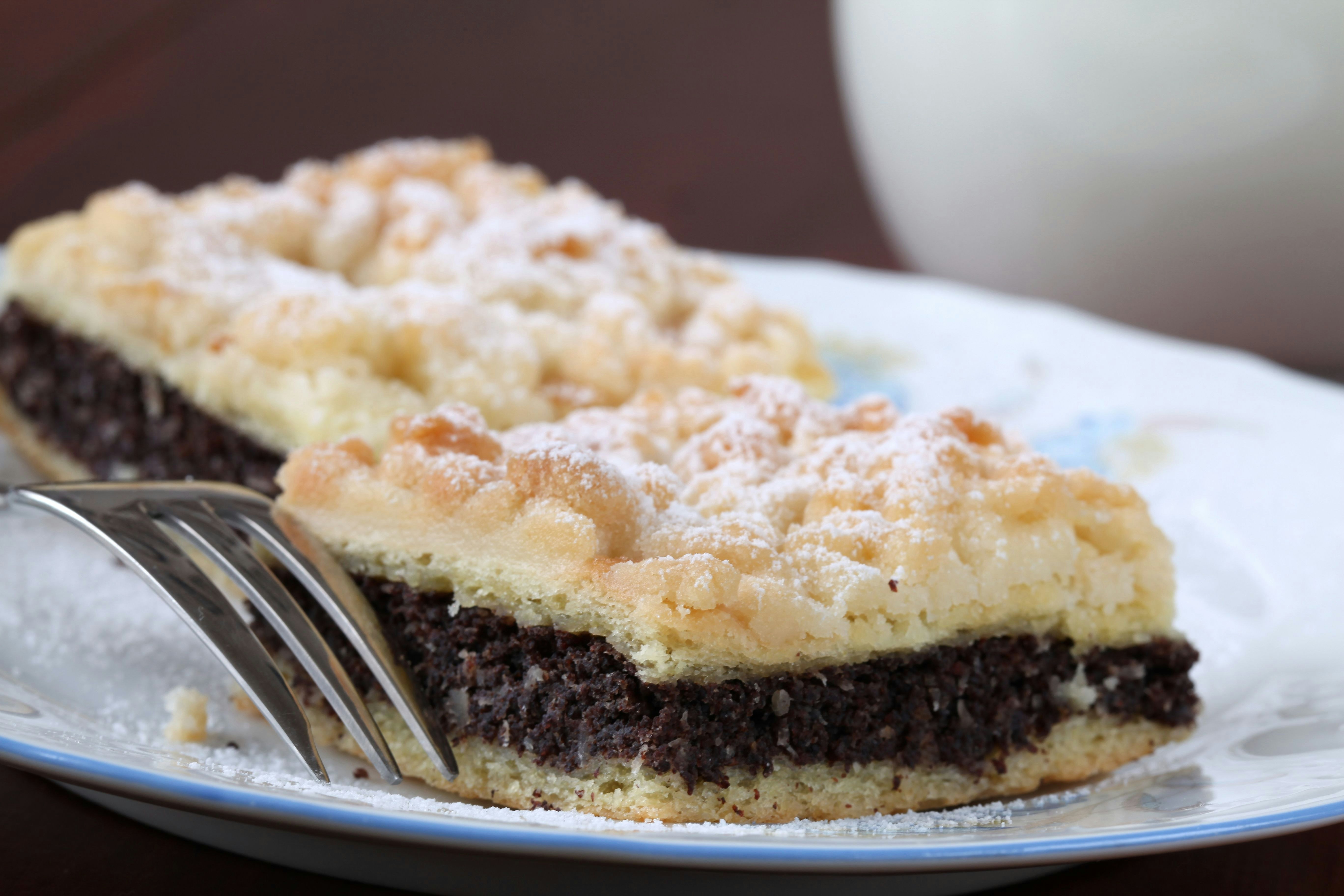 Rezept für Thüringer Mohnkuchen mit Streuseln: Omas bester Blechkuchen