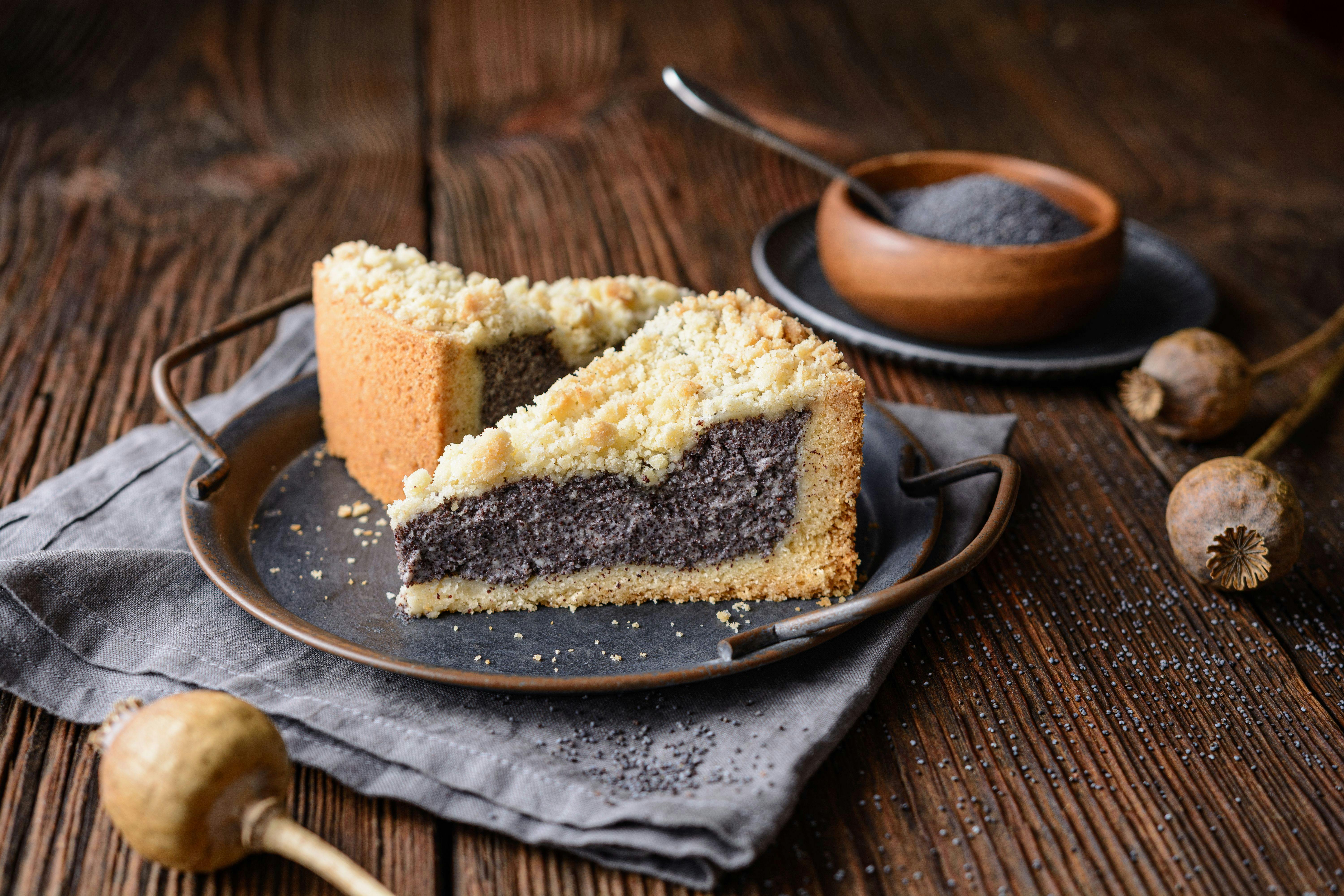 Rezept für Thüringer Mohnkuchen mit Streuseln: Omas bester Blechkuchen