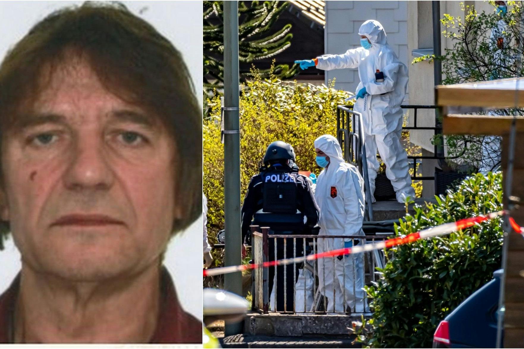 Eines der Fotos, mit dem die Polzie nach Alexander Meisner (61) sucht. Er soll in Weitefeld im Westerwald eine dreiköpfige Familie brutal ermordet haben.