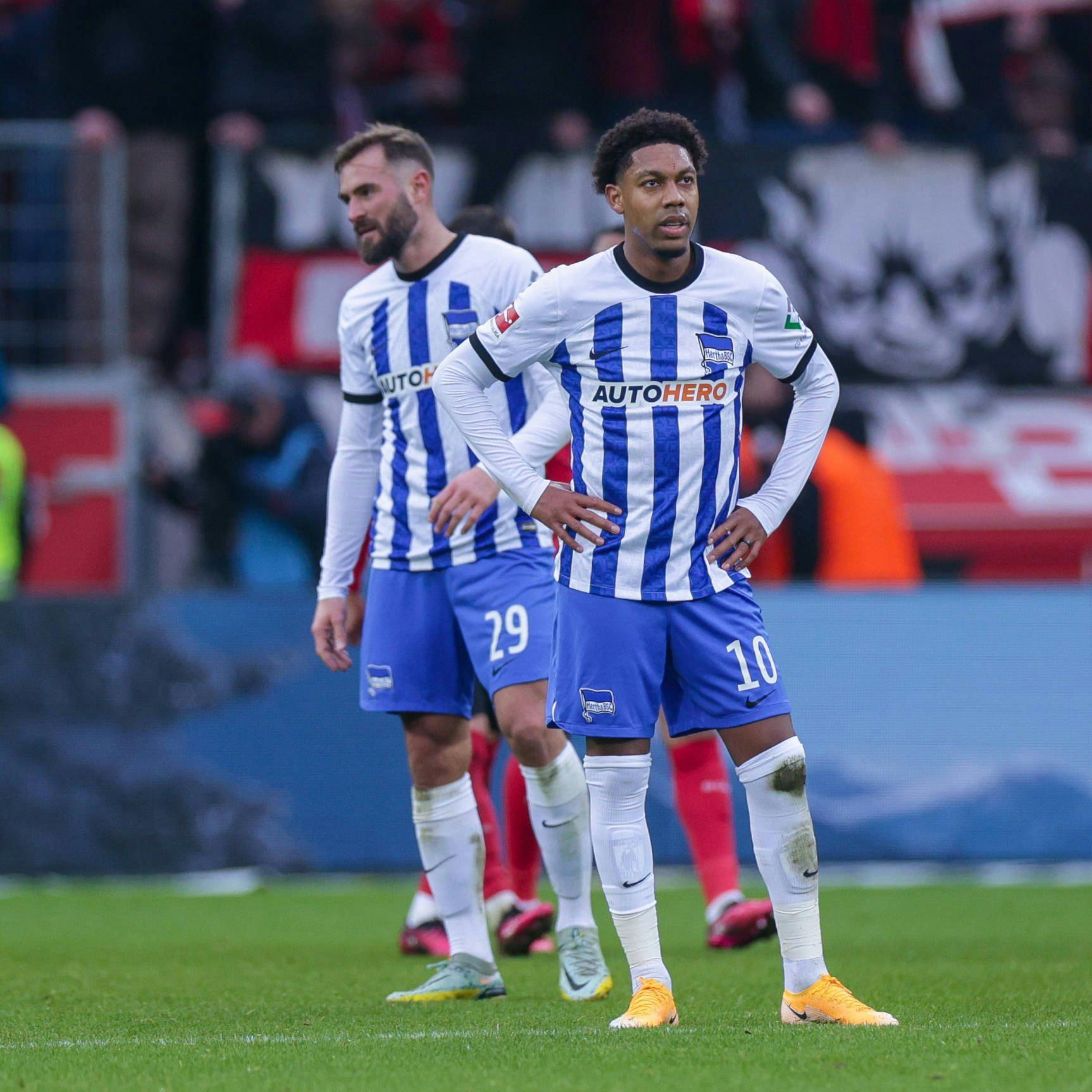 Djanga Boetius erlebte ein Horrorjahr bei Hertha BSC. Erst Hodenkrebs, dann Abstieg 2023.