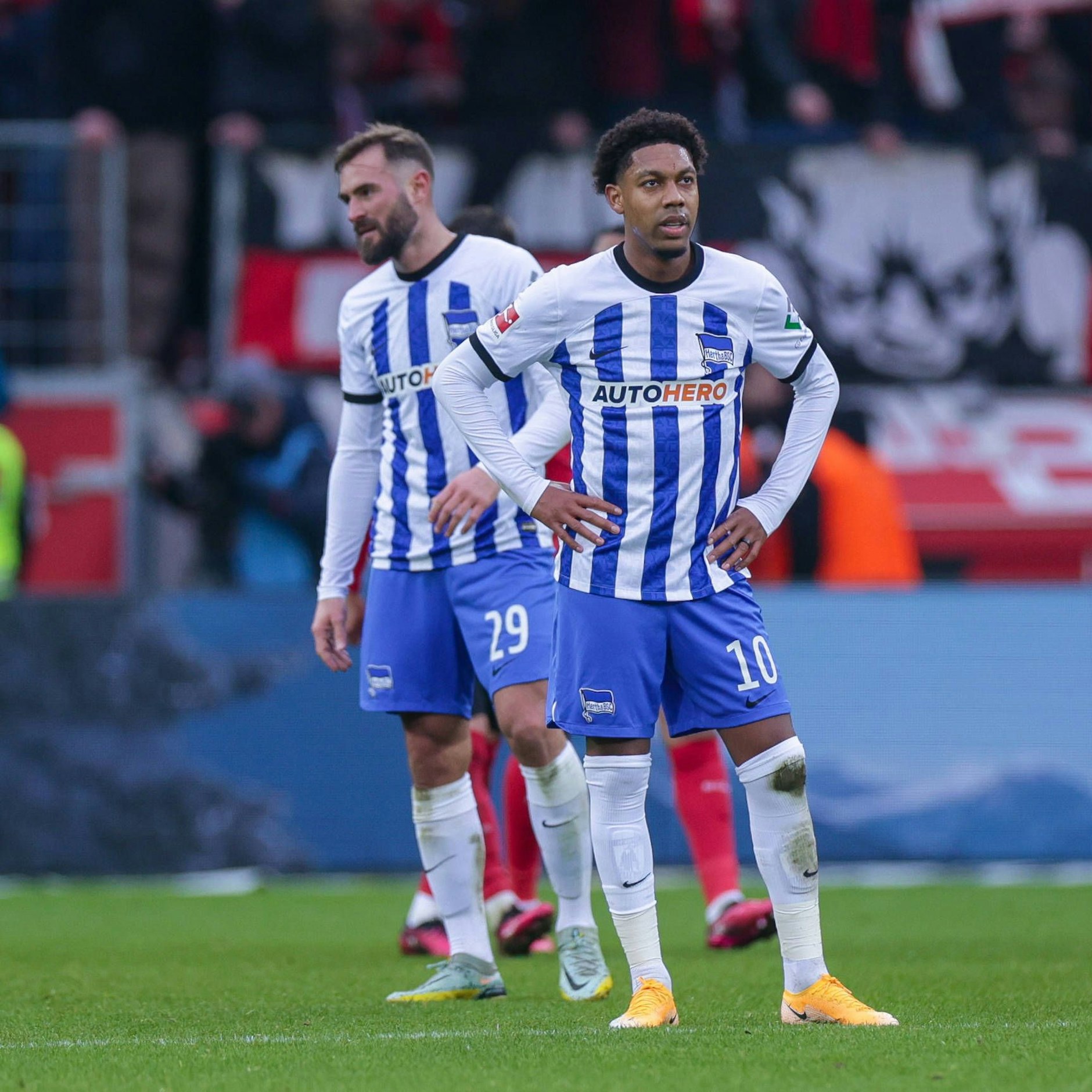 Djanga Boetius erlebte ein Horrorjahr bei Hertha BSC. Erst Hodenkrebs, dann Abstieg 2023.