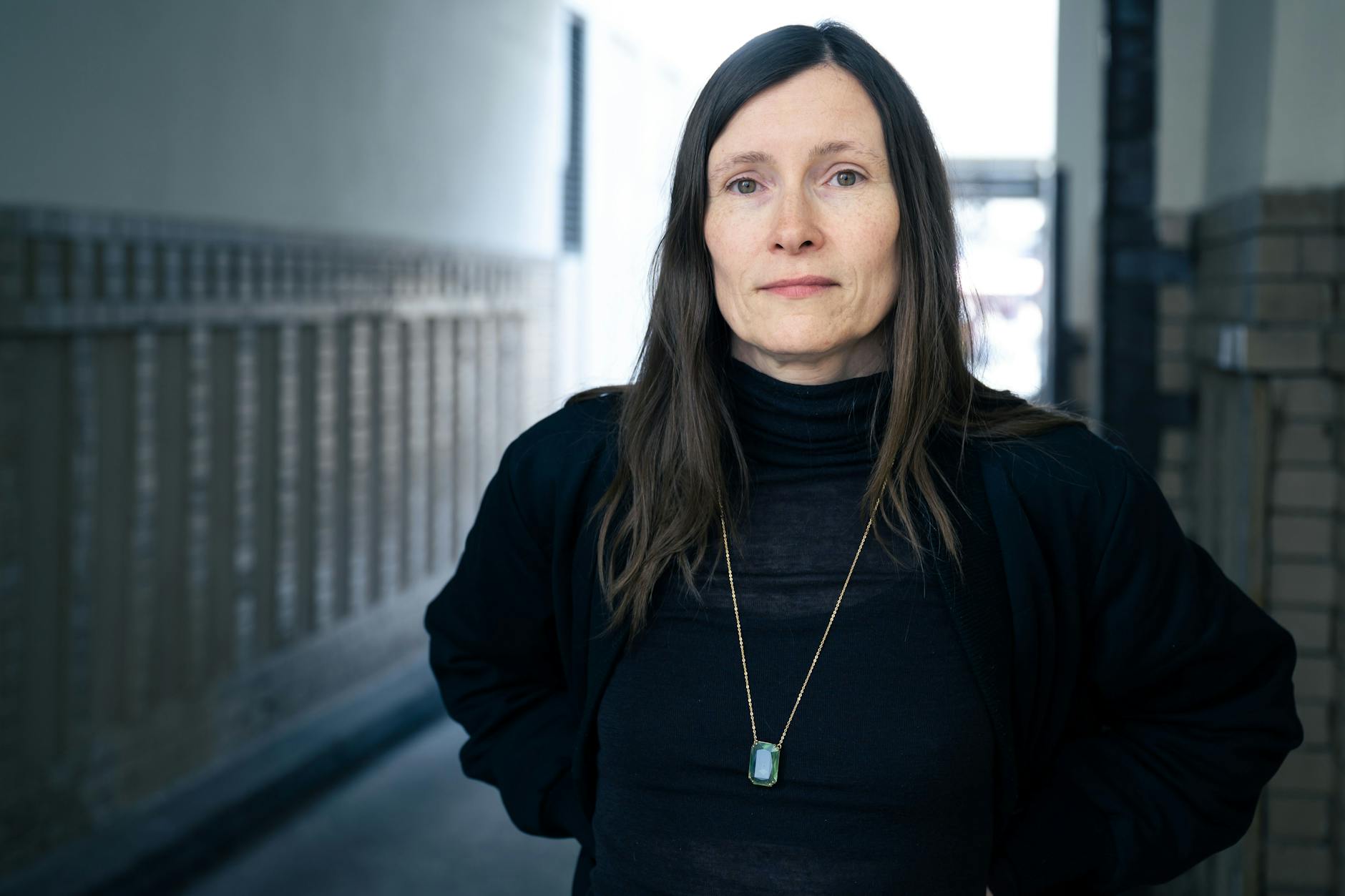 Die Schriftstellerin Heike Geißler, fotografiert in Berlin.