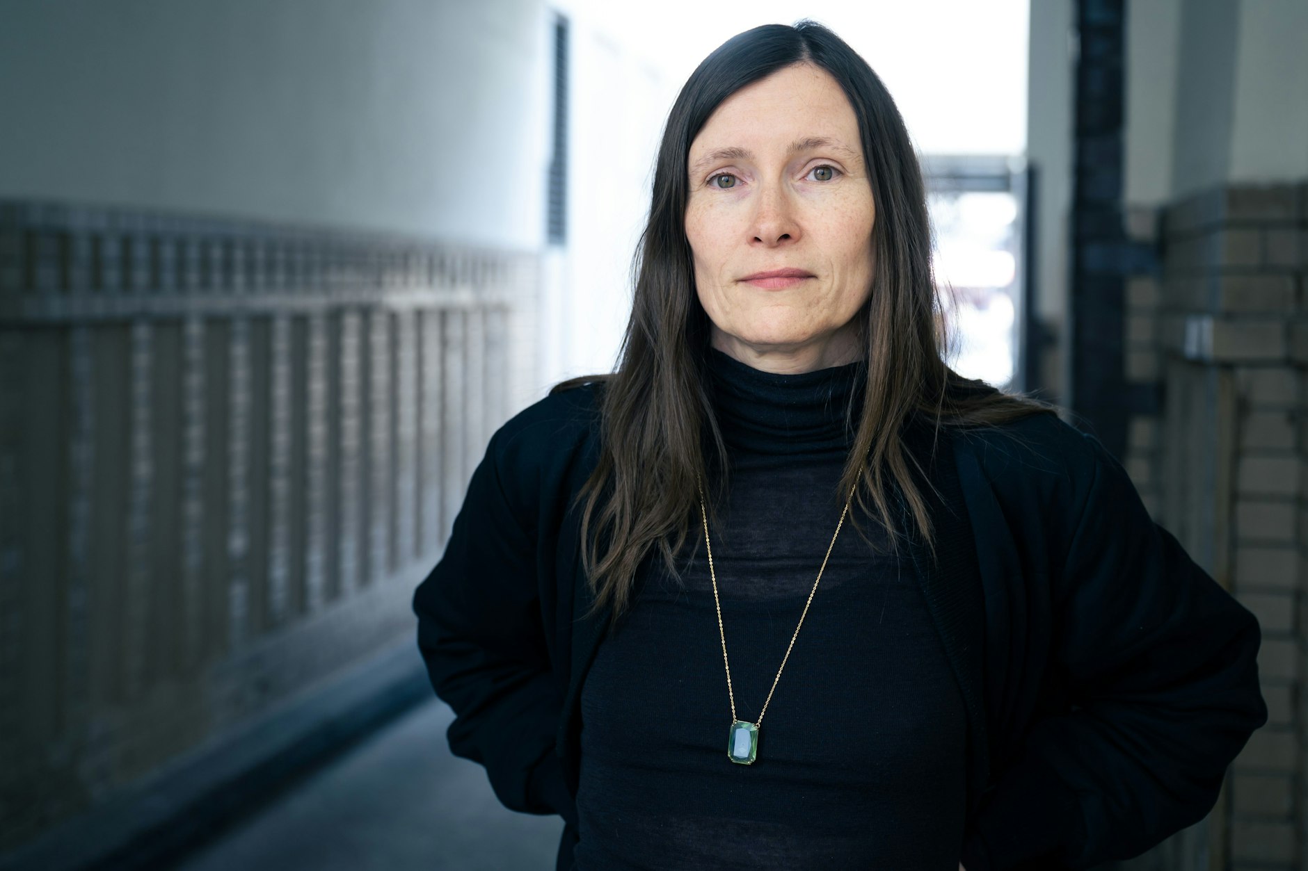 Die Schriftstellerin Heike Geißler, fotografiert in Berlin.