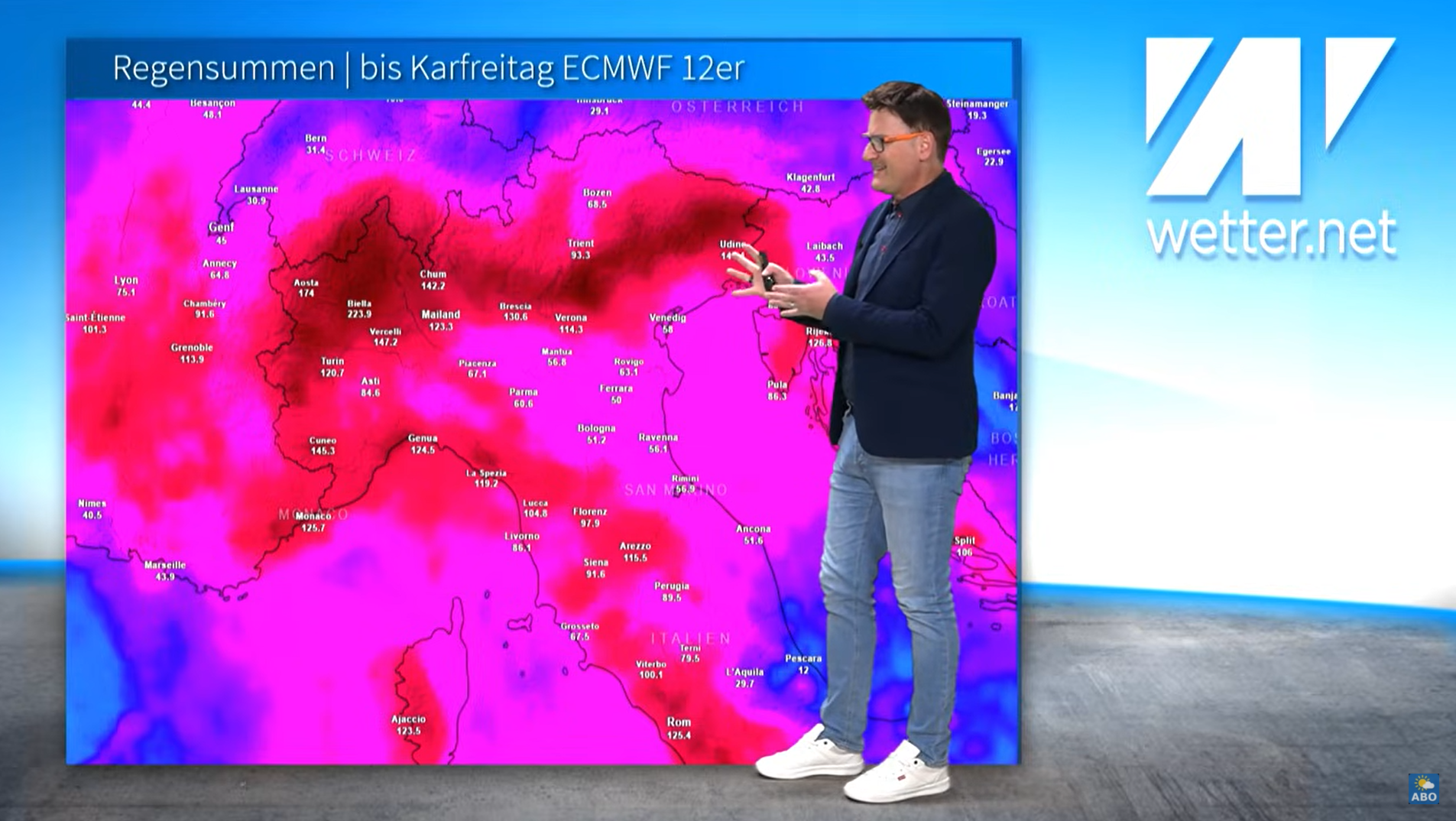 Krasse Regenfälle vorhergesagt: Wo die Osterwoche weggeschwemmt wird