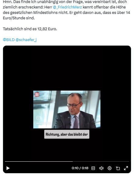 Kanzleramtschef Wolfgang Schmidt äußert sich kritisch zu Merz.