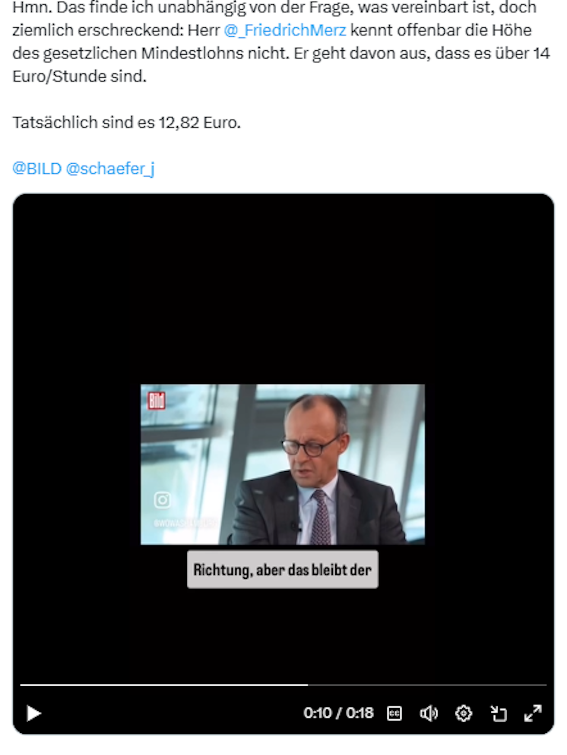 Kanzleramtschef Wolfgang Schmidt äußert sich kritisch zu Merz.