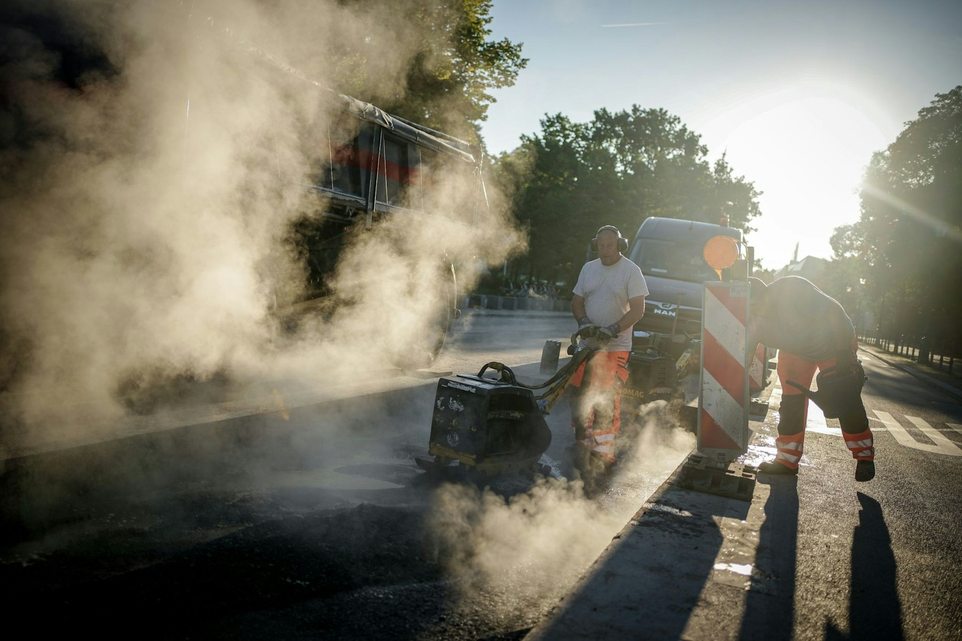 In Marzahn-Hellersdorf finden im Ortsteil Biesdorf in den kommenden Wochen mehrere Bauarbeiten statt, für die der Verkehr teilweise gesperrt werden muss.