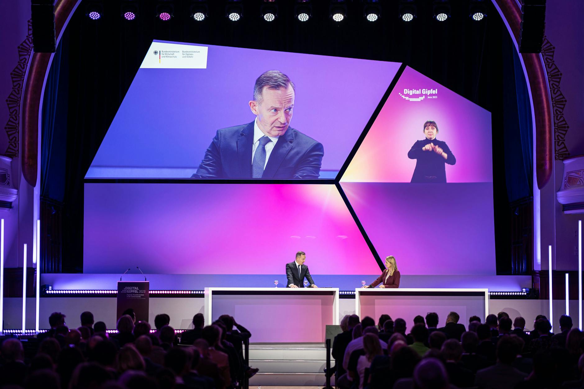 Digital-Gipfel 2023 der Bundesregierung in Jena