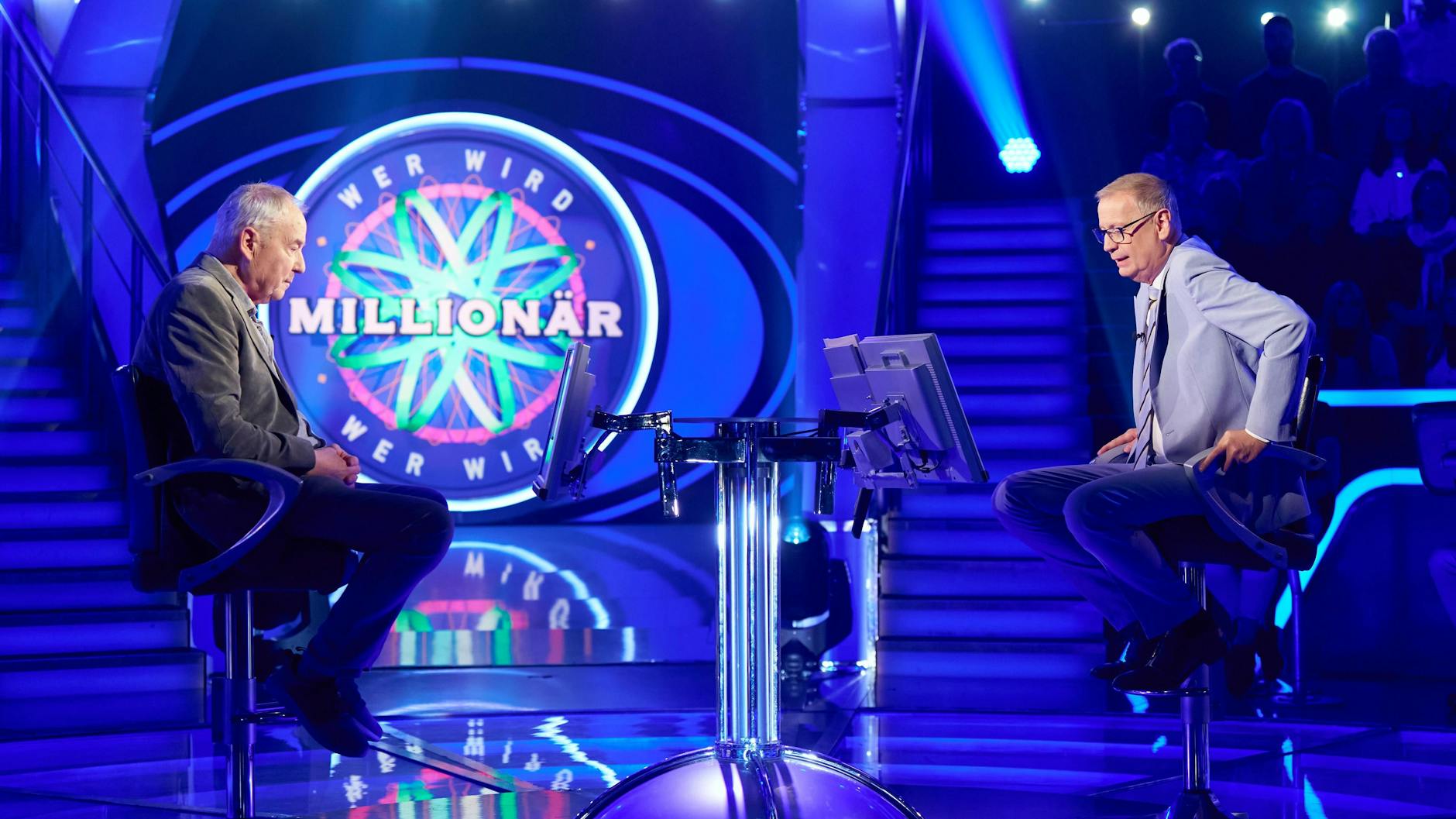 Wolfhard Köpfe rätselt bei „Wer wird Millionär?“, welche bekannte Figur einen Zwilling namens Mimmy hat. Auch Günther Jauch kann nicht helfen.