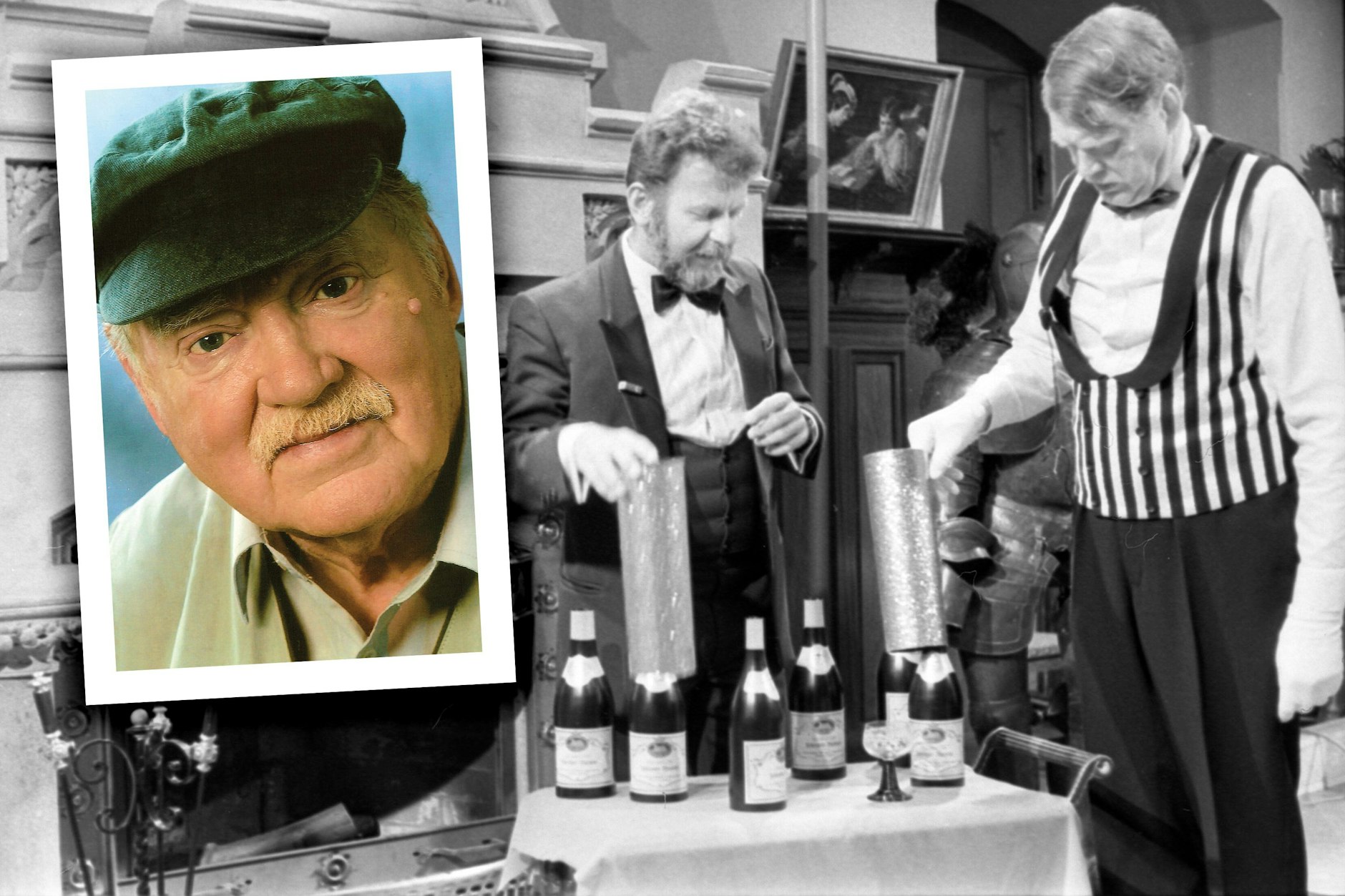 Verzauberten gemeinsam die Fernsehzuschauer der DDR: „Zauberpeter“ Peter Kersten und sein launischer Schlossbutler Edgar Külow. 