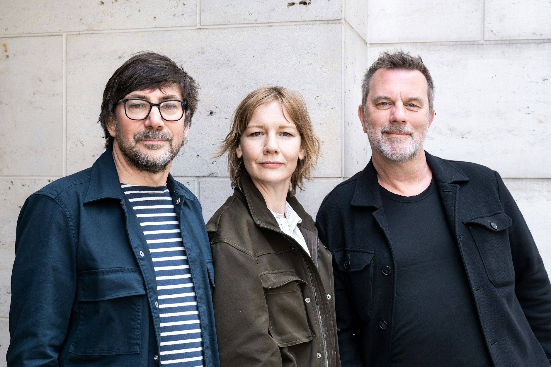 Das Regieteam Uwe Gössel, Sandra Hüller und Tom Schneider (v.l.)