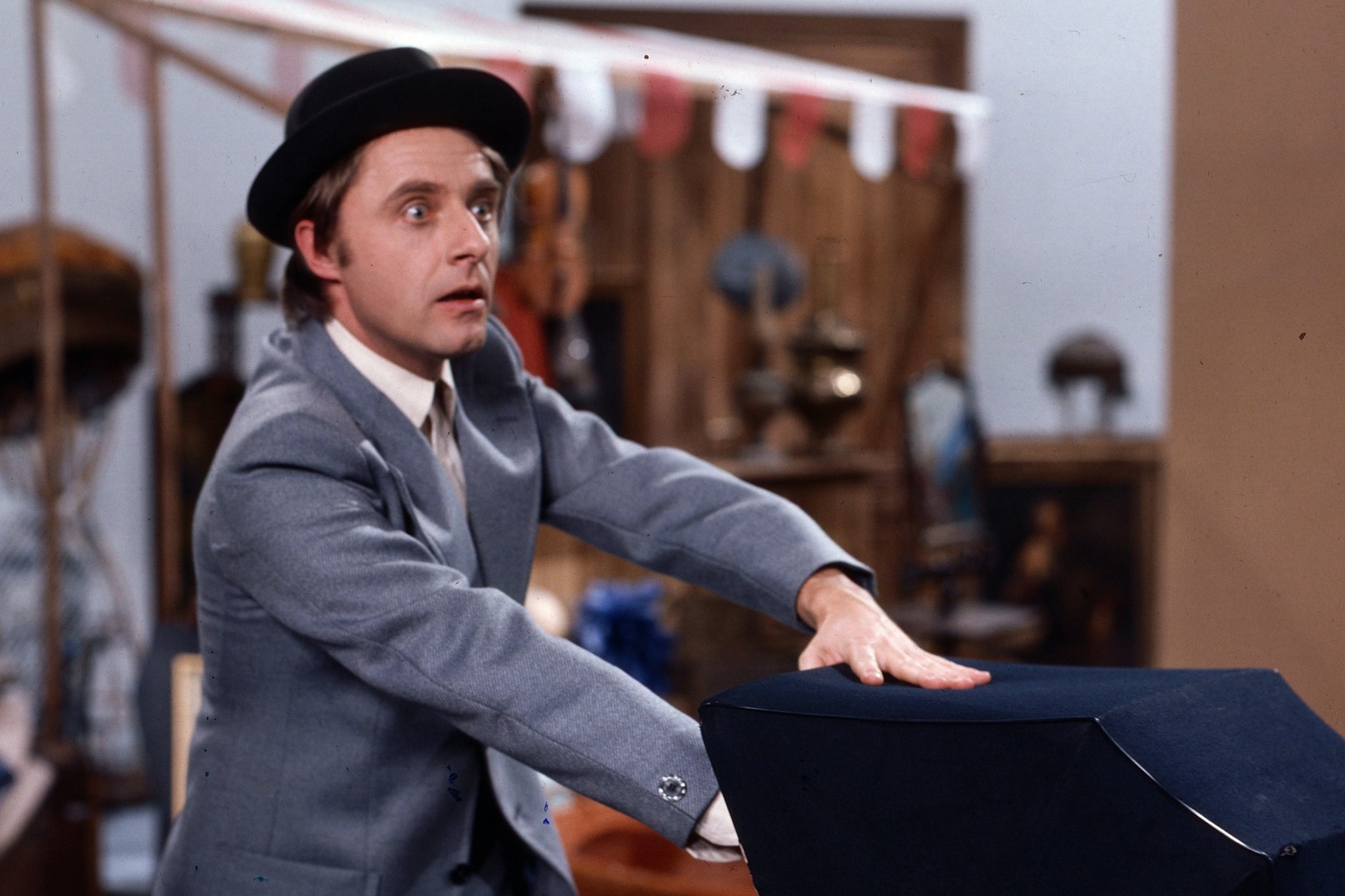 Emil Steinberger: Mit seinem Kinderwagen-Sketch trat der Schweizer Komiker 1976 in der DDR auf.