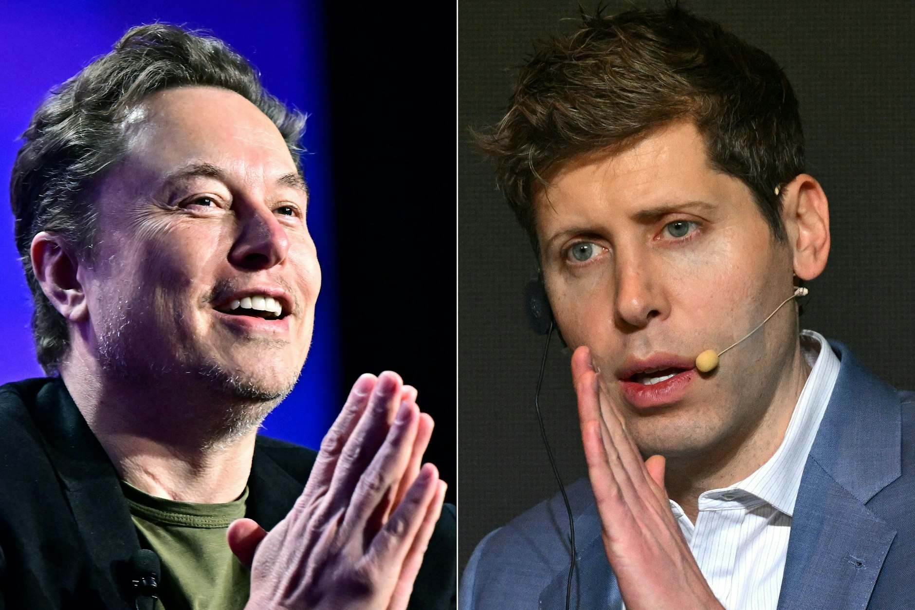 OpenAI-CEO Sam Altman (re.) könnte die Konkurrenz mit X-Chef Elon Musk verschärfen.
