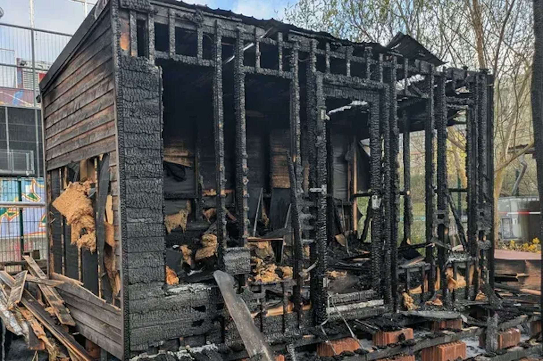 Das Tiny House war ein wichtiger Teil des Bürgergartens Helle Oase in Marzahn-Hellersdorf.