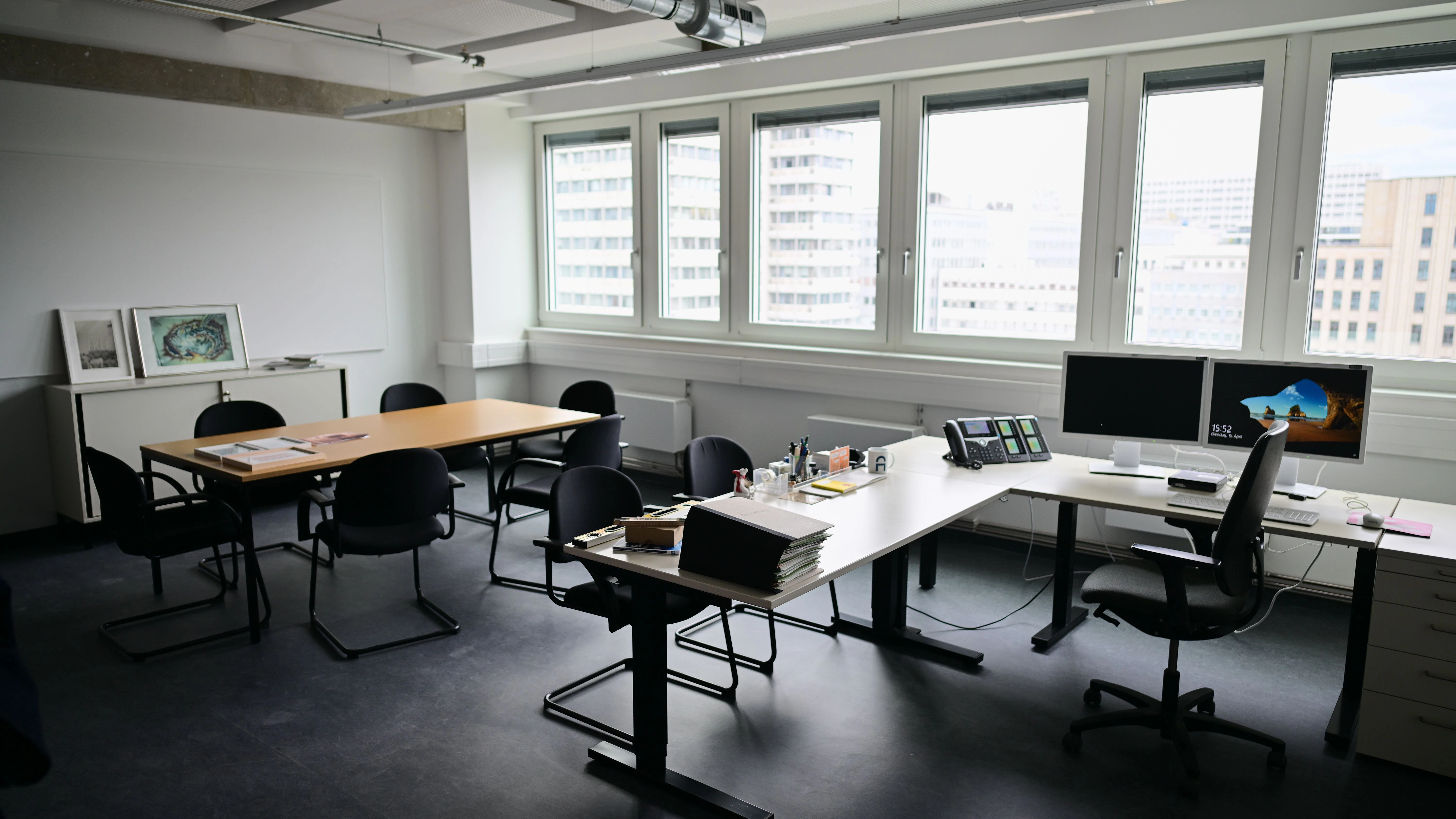 So sehen die Büros im Haus der Statistik aus. Das Finanzamt Mitte/Tiergarten zieht hier ein. 