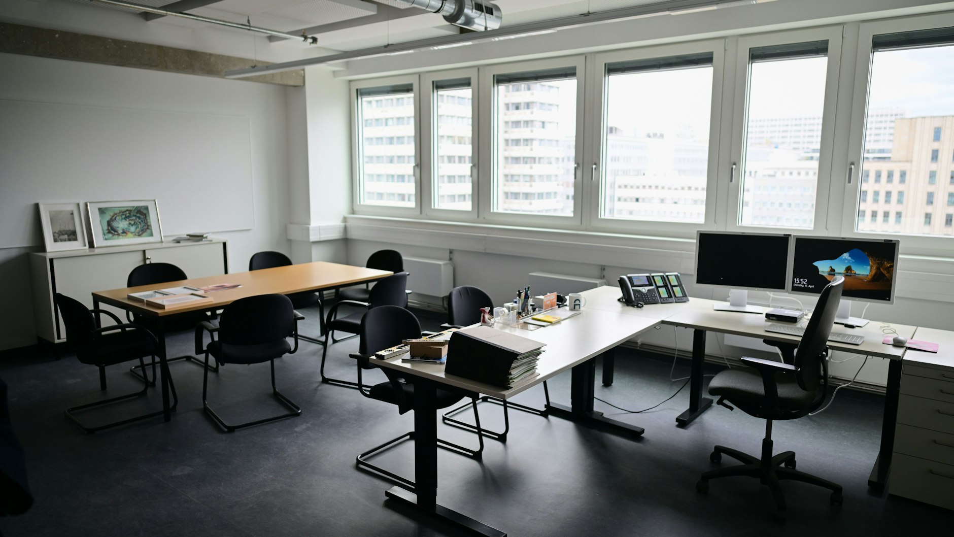 So sehen die Büros im Haus der Statistik aus. Das Finanzamt Mitte/Tiergarten zieht hier ein. 