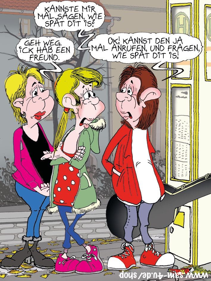Auch heute haben wir einen tollen Cartoon des Tages für Sie - er stammt aus der Feder von Zeichner Sam Paff aus Berlin.