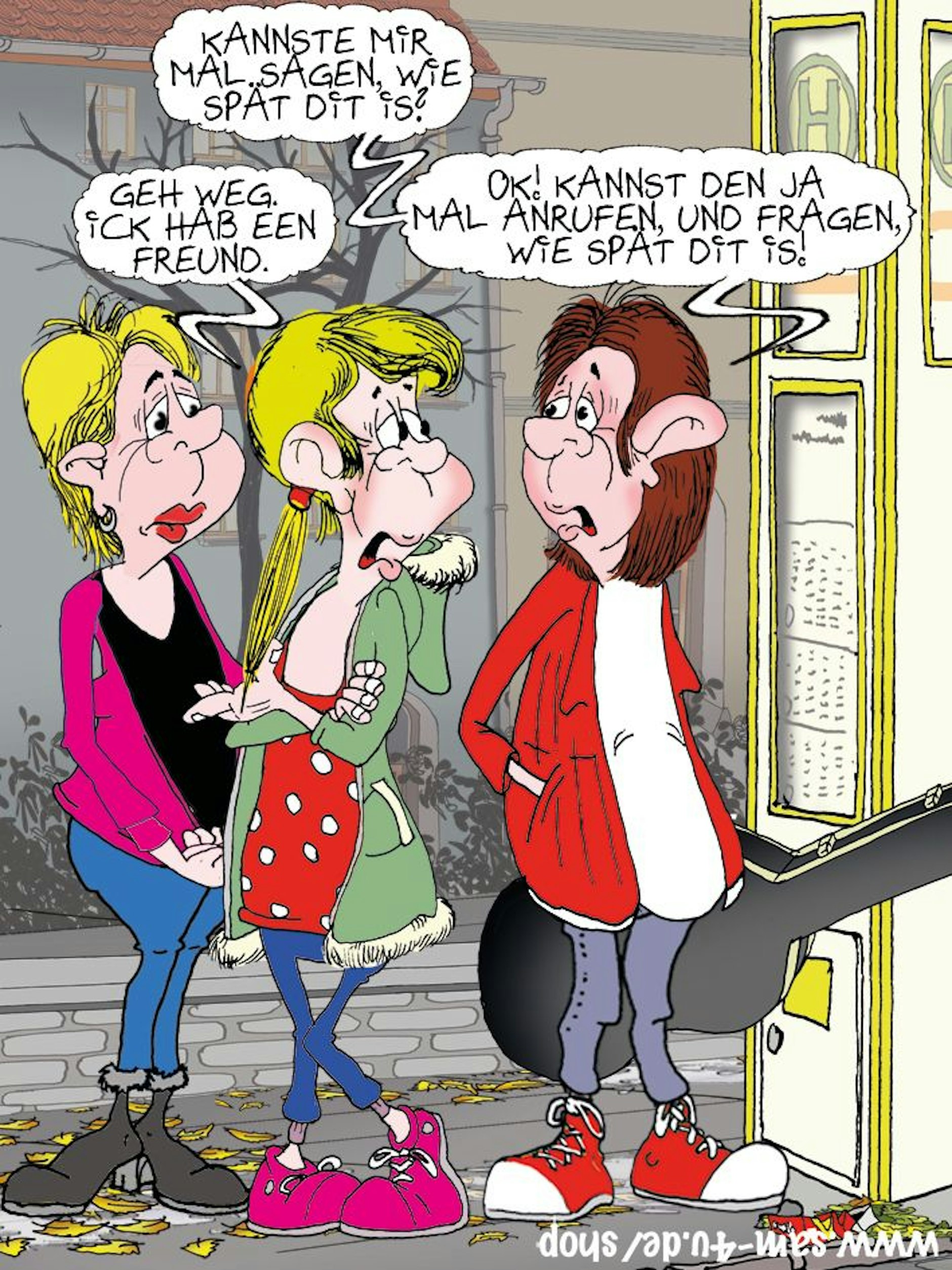 Auch heute haben wir einen tollen Cartoon des Tages für Sie - er stammt aus der Feder von Zeichner Sam Paff aus Berlin.