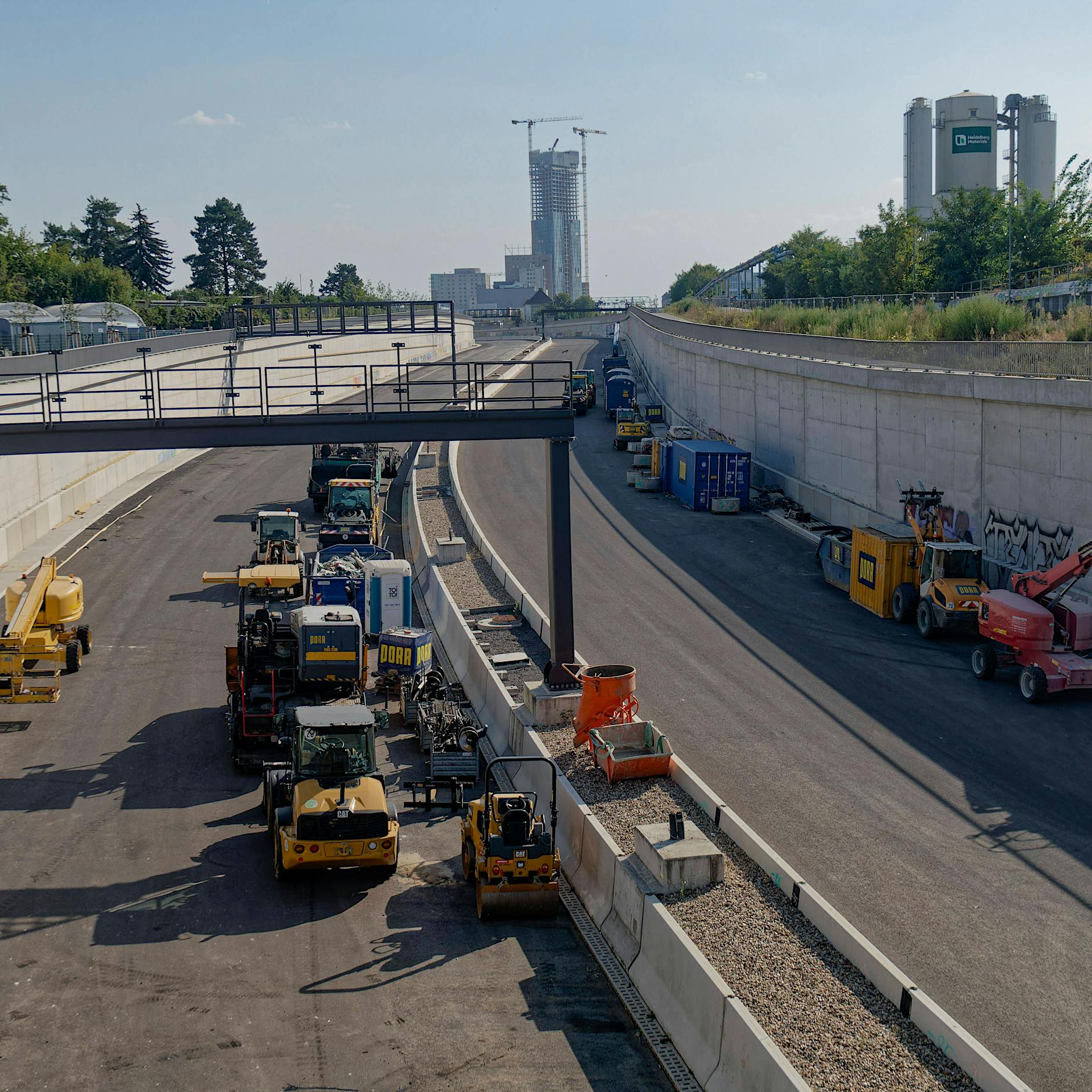 Protest gegen Eröffnung des Ausbaus der A100