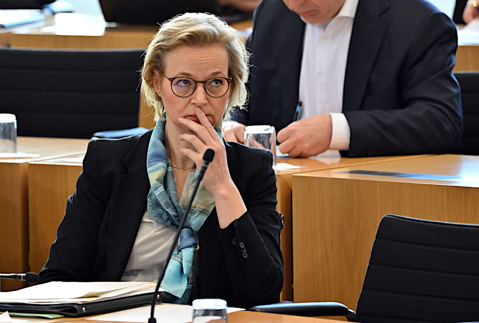 Katja Wolf (BSW) ist Finanzministerin und stellvertretende Ministerpräsidentin von Thüringen.