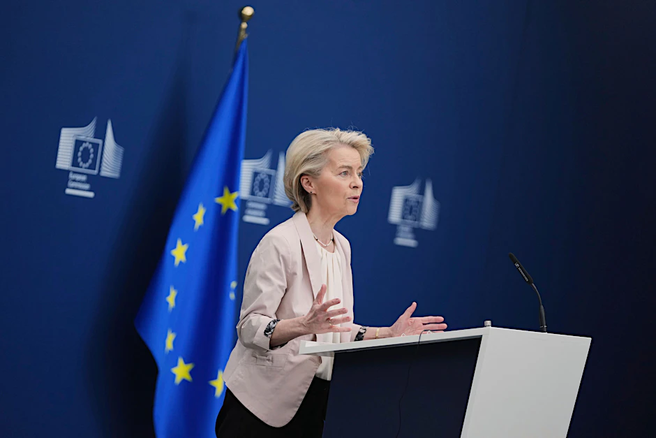 Die Präsidentin der Europäischen Kommission, Ursula von der Leyen