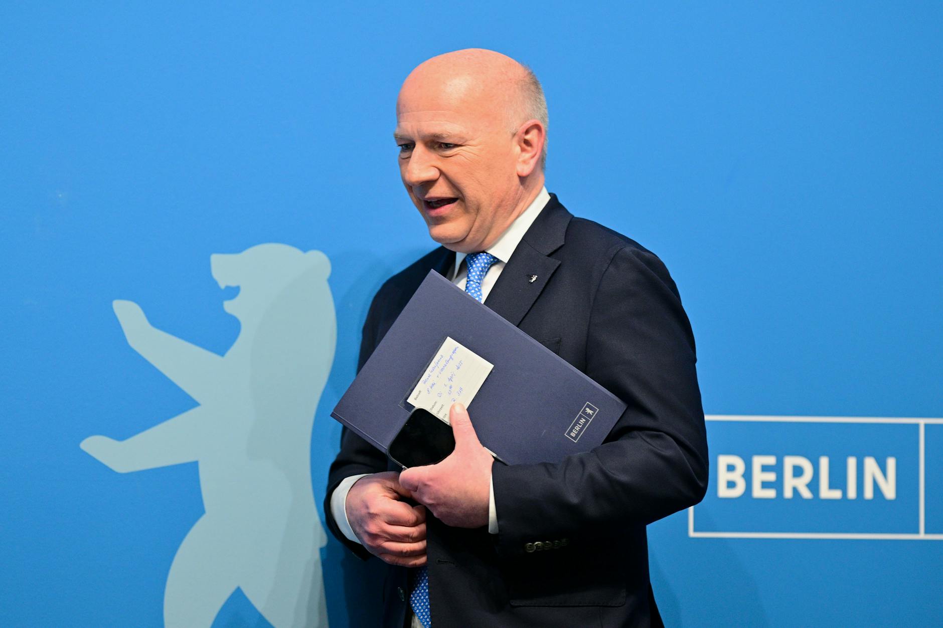 Kai Wegner will Regierender Bürgermeister bleiben.